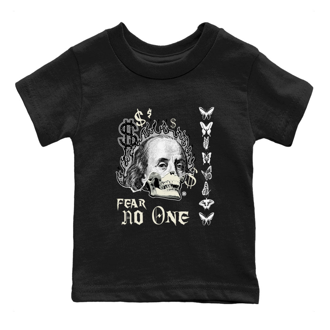 Fear No One snkmatch Tees Kids - Air Jordan 5 Sail