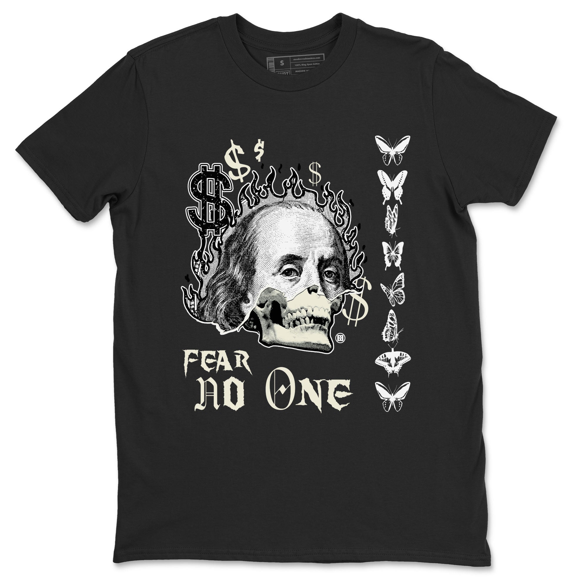 Fear No One snkmatch Tees - Air Jordan 5 Sail