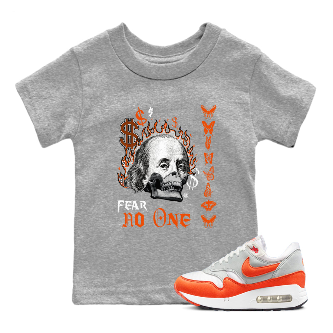 Fear No One snkmatch Tees Kids - Air Max 1 Cosmic Clay