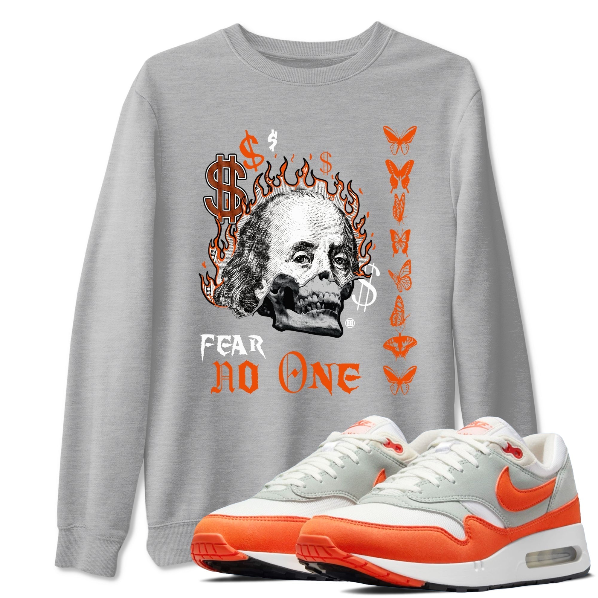 Fear No One snkmatch Tees - Air Max 1 Cosmic Clay