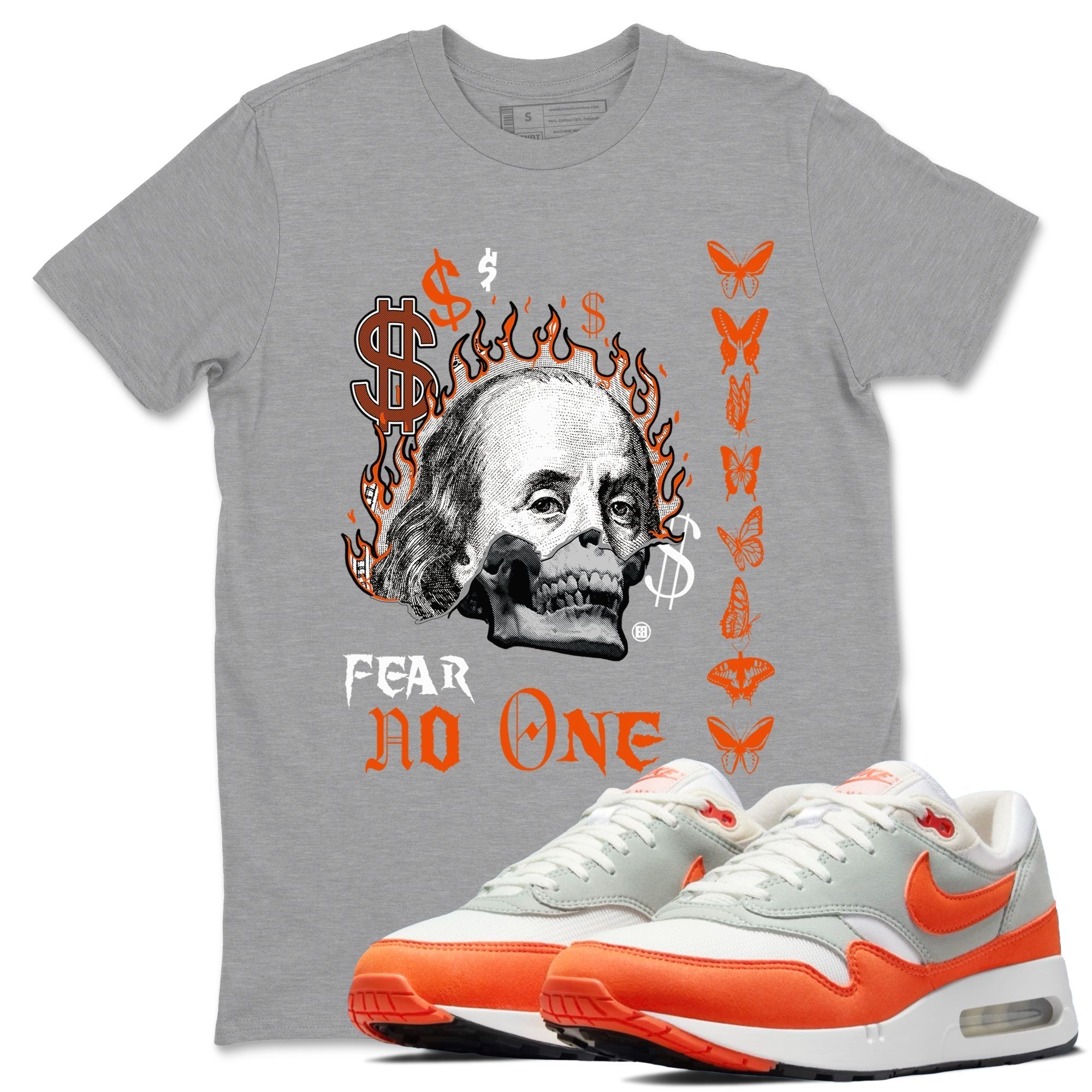 Fear No One snkmatch Tees - Air Max 1 Cosmic Clay