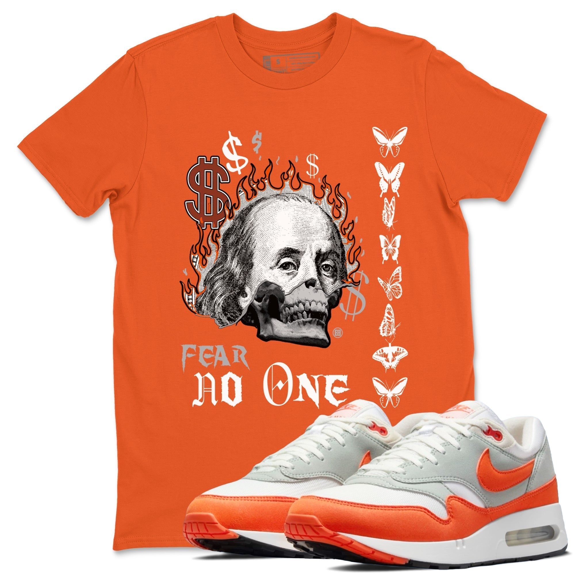 Fear No One snkmatch Tees - Air Max 1 Cosmic Clay