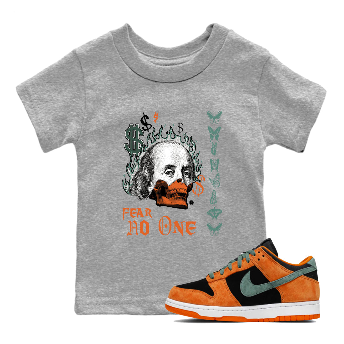 Fear No One snkmatch Tees Kids - Dunk Ceramic