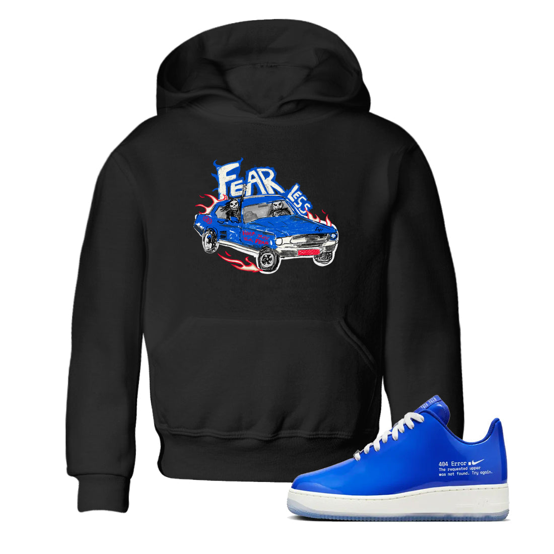 Fearless Car snkmatch Tees Kids - Air Force 1 404 Error