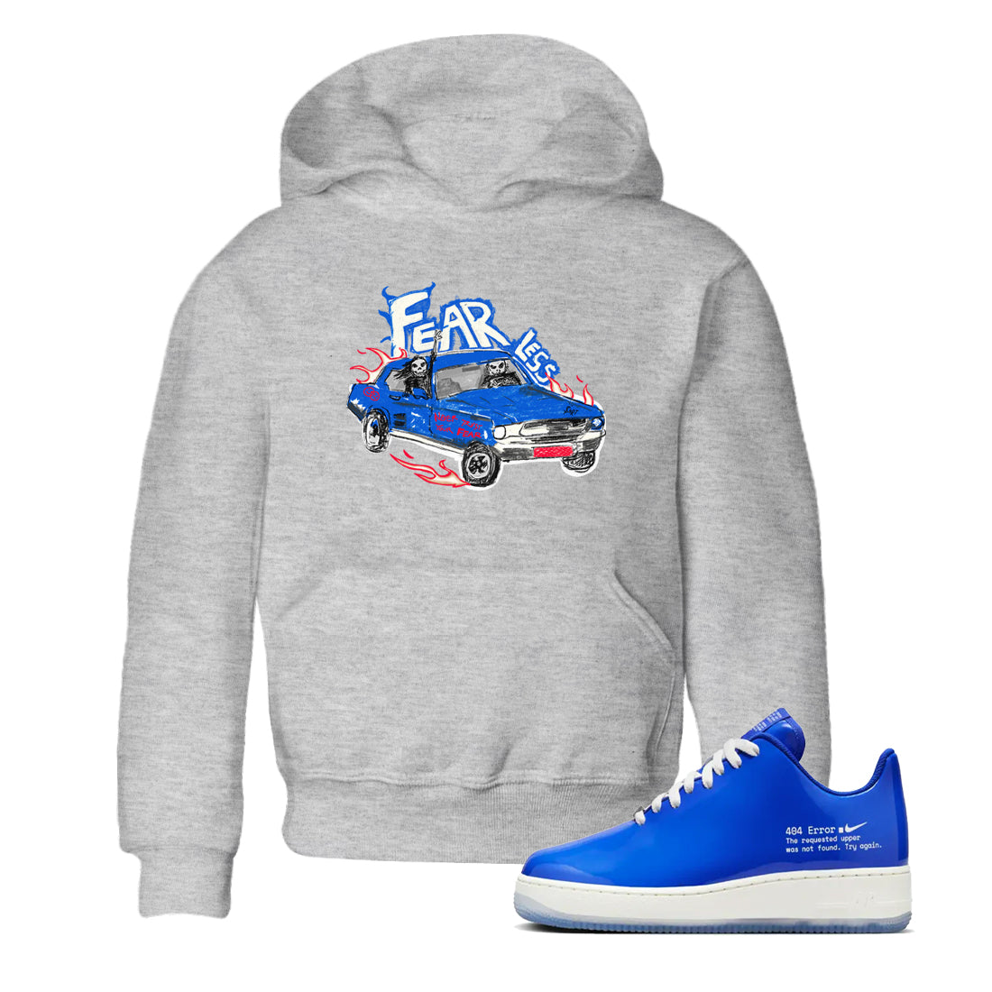 Fearless Car snkmatch Tees Kids - Air Force 1 404 Error