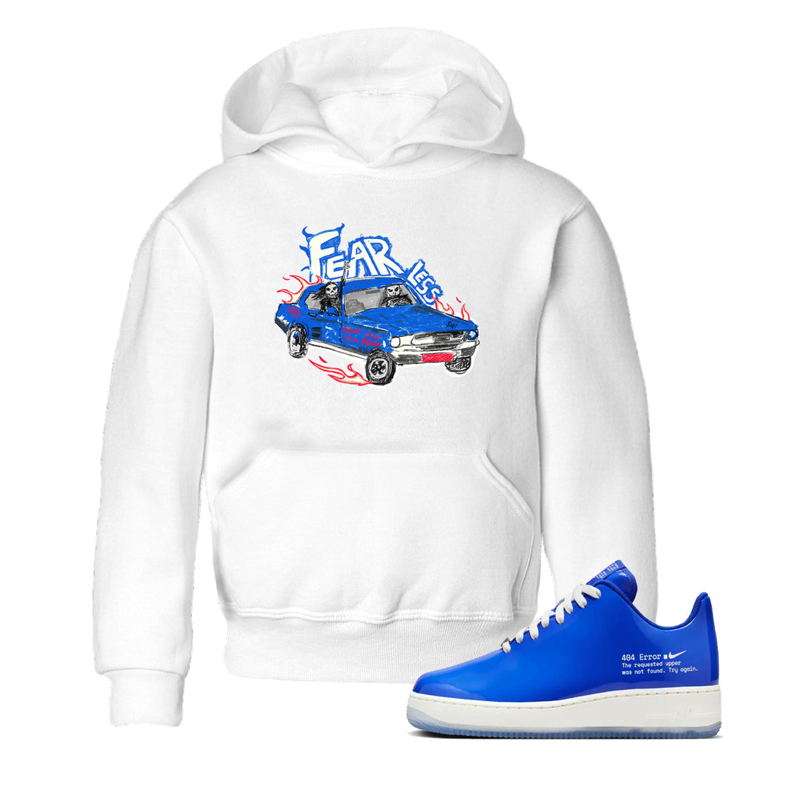 Fearless Car snkmatch Tees Kids - Air Force 1 404 Error