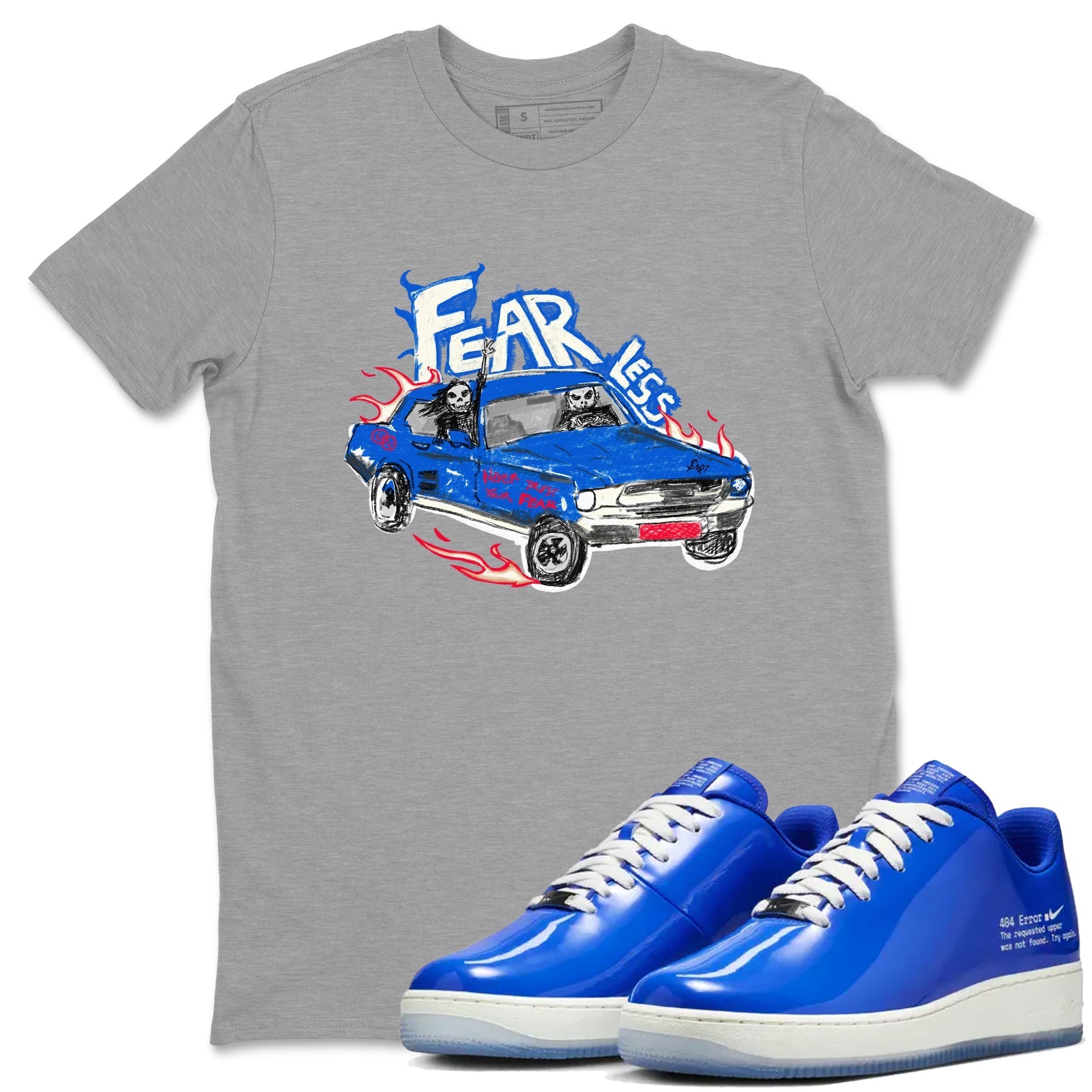 Fearless Car snkmatch Tees - Air Force 1 404 Error