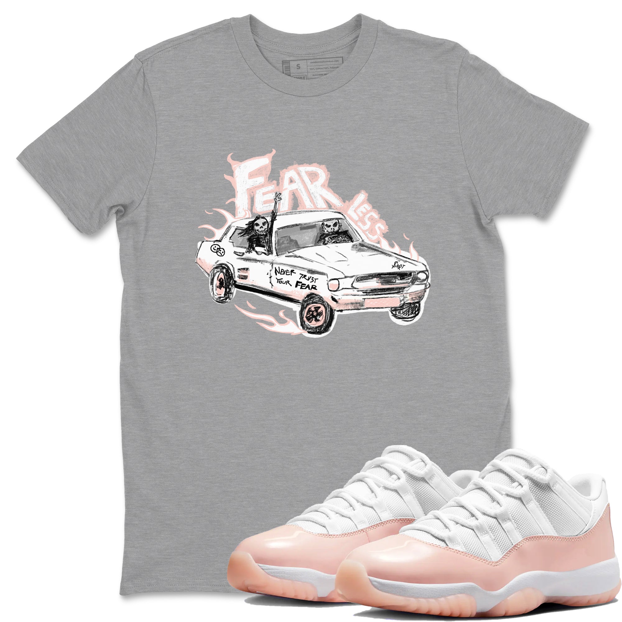 Fearless Car snkmatch Tees - Air Jordan 11 Legend Pink