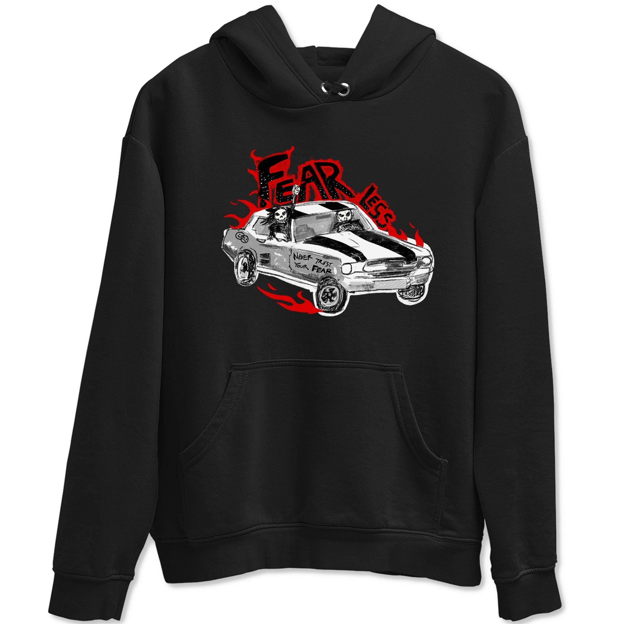 Fearless Car snkmatch Tees - Air Jordan 14 Black Toe
