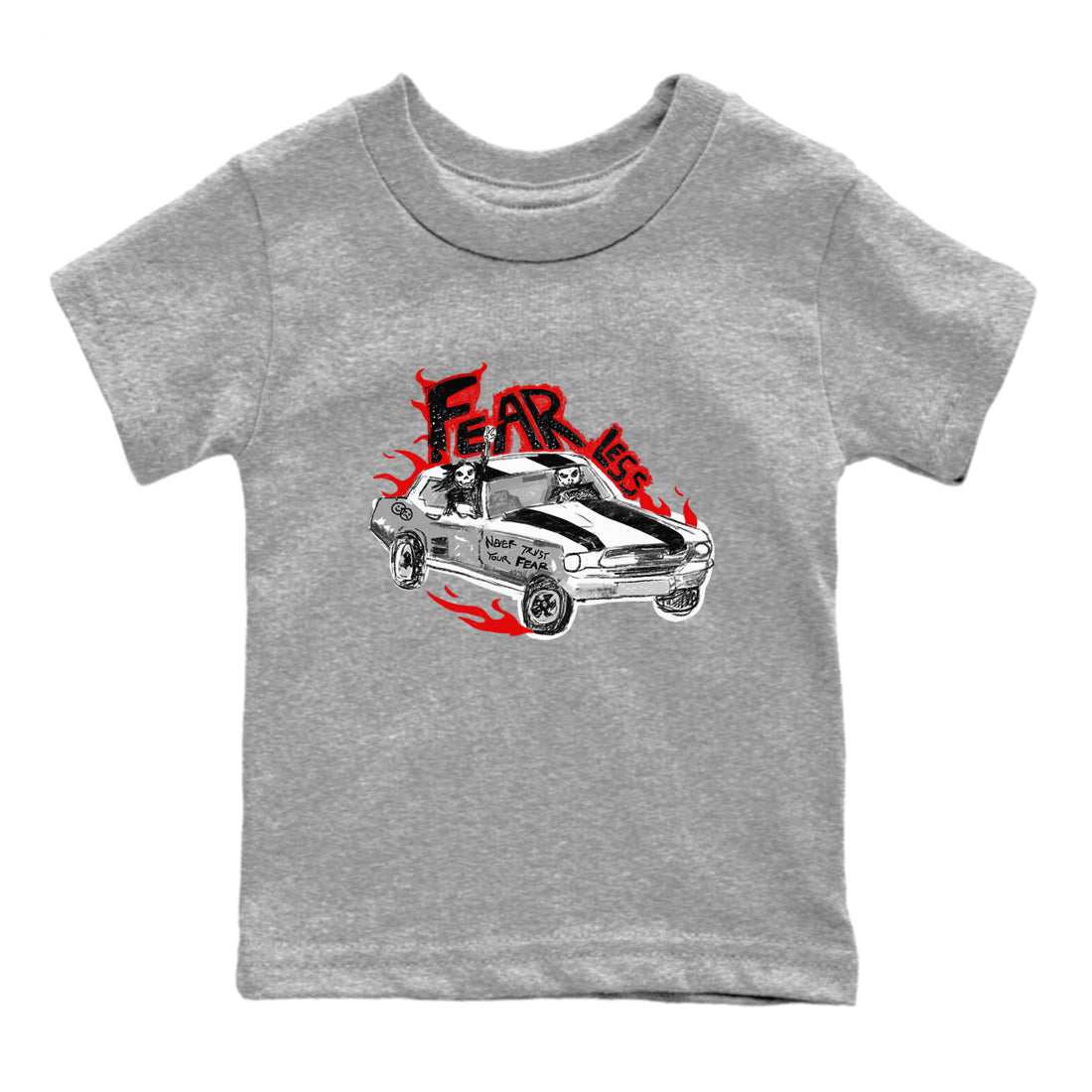 Fearless Car snkmatch Tees Kids - Air Jordan 14 Black Toe