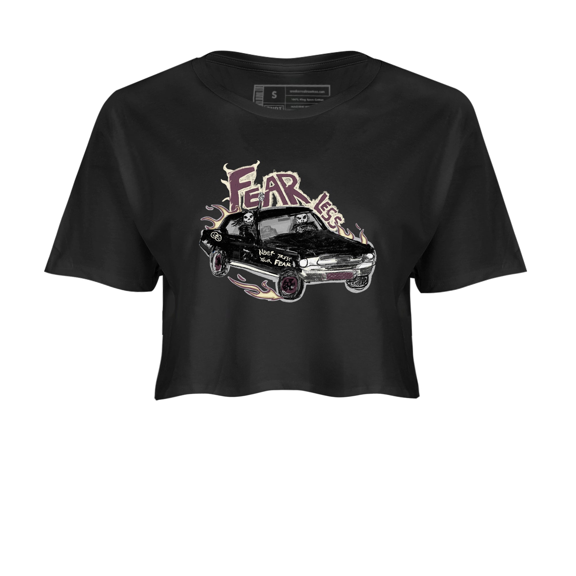 Fearless Car snkmatch Women's Top - Air Jordan 3 A Ma Maniere x Black
