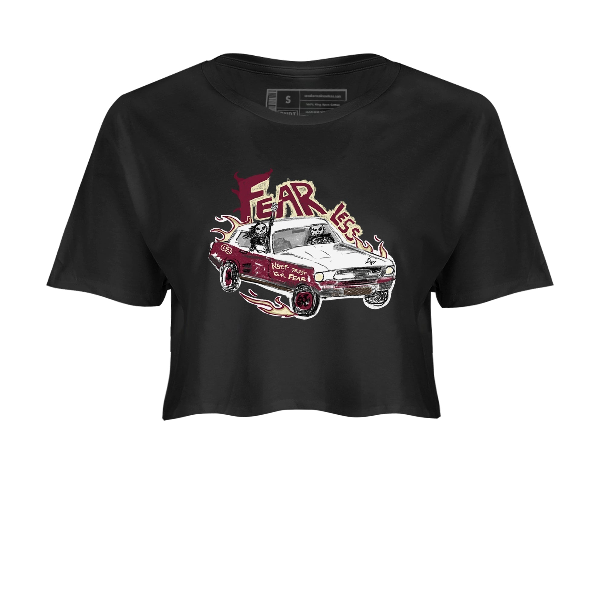 Fearless Car snkmatch Women's Top - Air Jordan 3 A Ma Maniere x Burgundy Crush