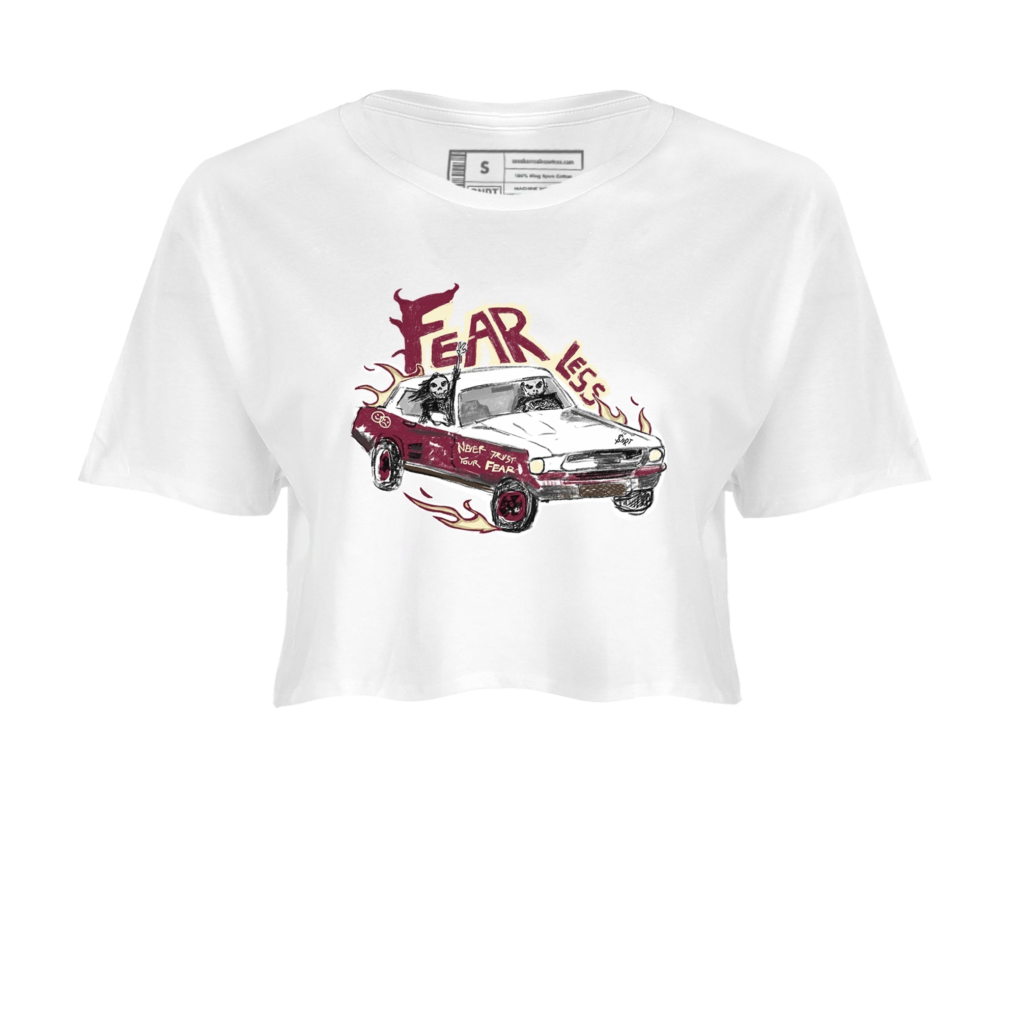Fearless Car snkmatch Women's Top - Air Jordan 3 A Ma Maniere x Burgundy Crush