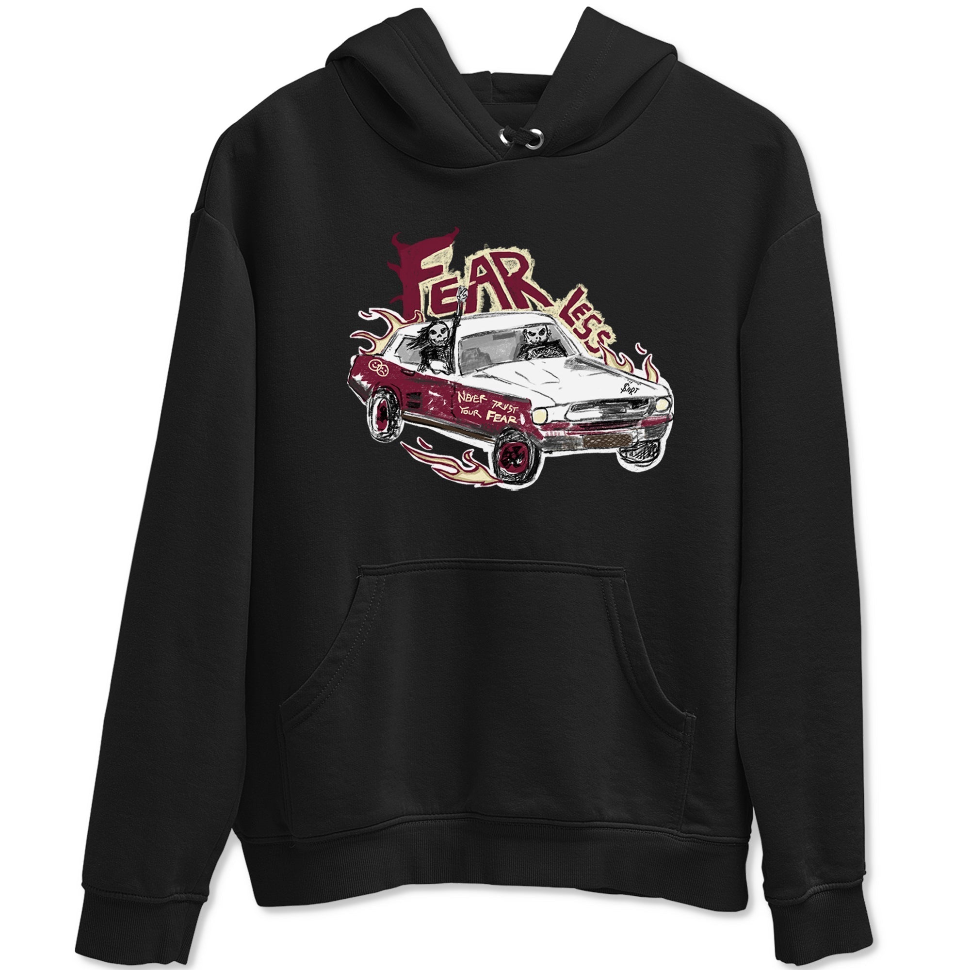 Fearless Car snkmatch Tees - Air Jordan 3 A Ma Maniere x Burgundy Crush