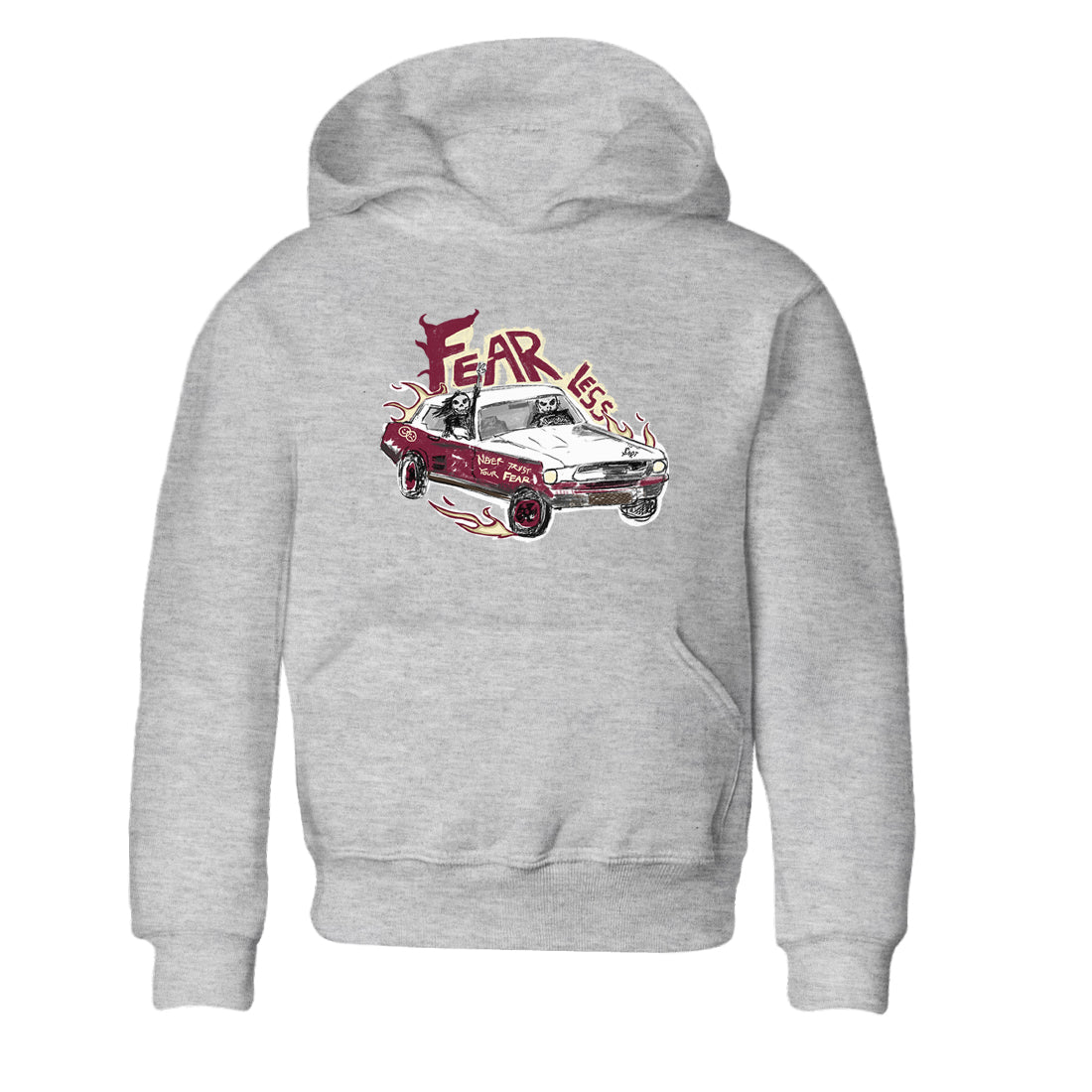 Fearless Car snkmatch Tees Kids - Air Jordan 3 A Ma Maniere x Burgundy Crush