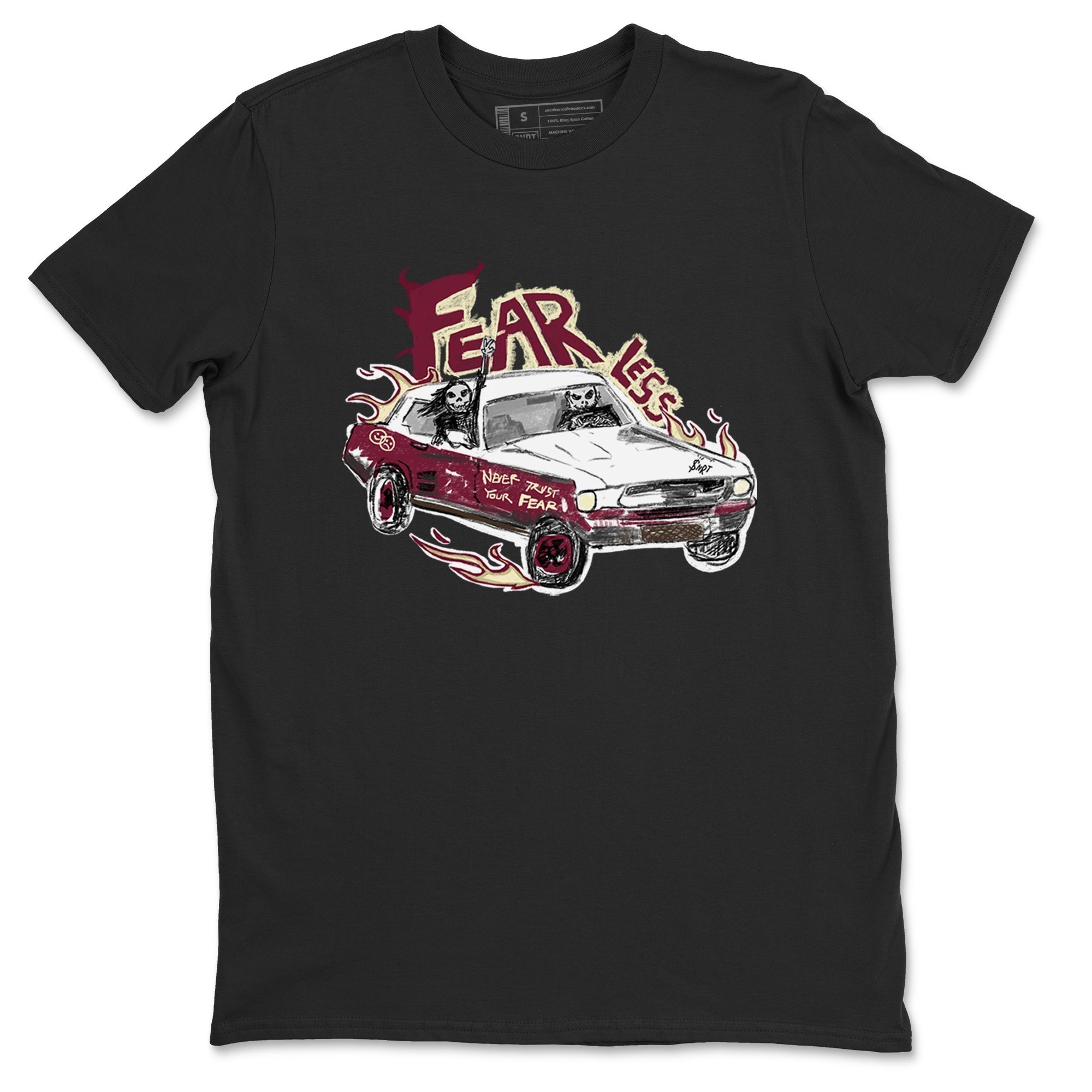 Fearless Car snkmatch Tees - Air Jordan 3 A Ma Maniere x Burgundy Crush