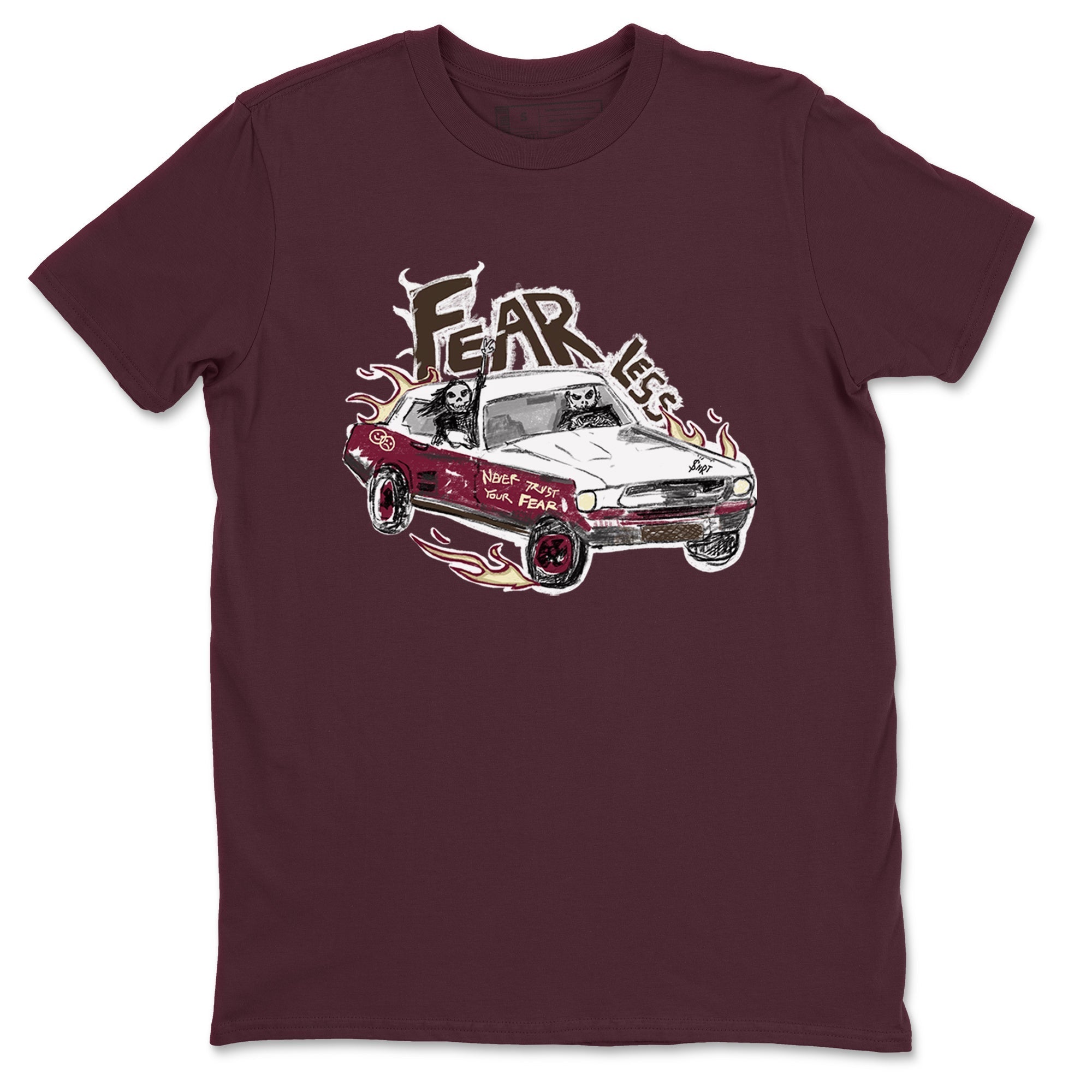 Fearless Car snkmatch Tees - Air Jordan 3 A Ma Maniere x Burgundy Crush