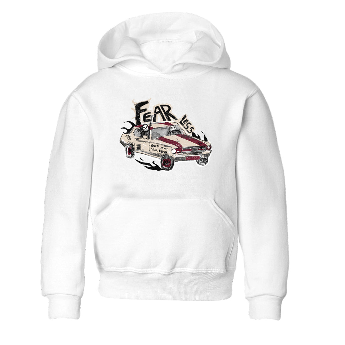Fearless Car snkmatch Tees Kids - Air Jordan 4 A Ma Maniere x Fossil Stone