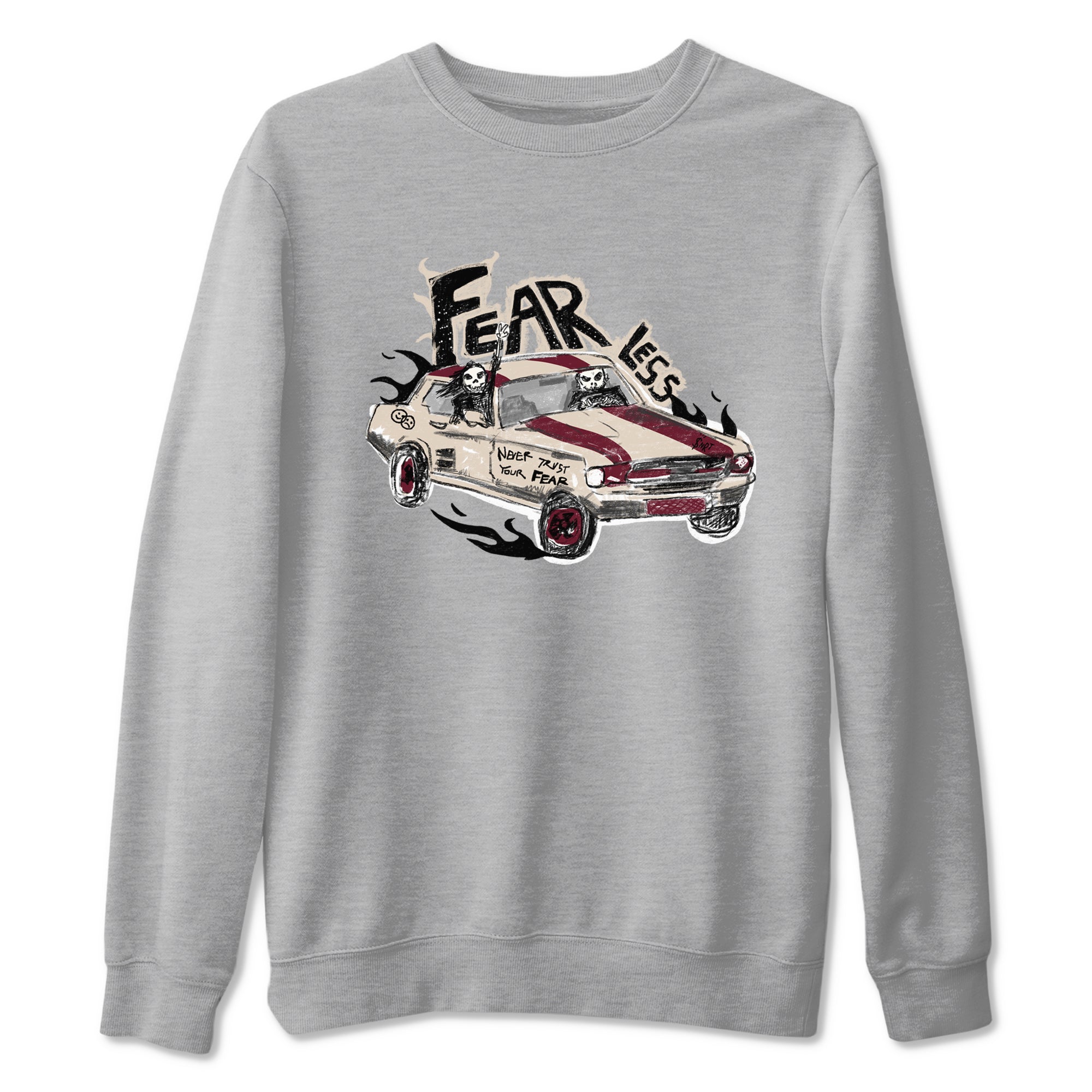 Fearless Car snkmatch Tees - Air Jordan 4 A Ma Maniere x Fossil Stone