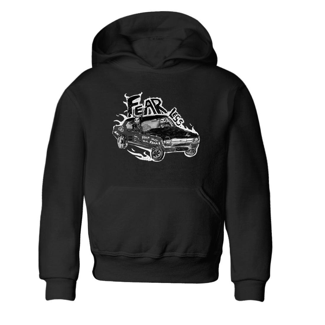 Fearless Car snkmatch Tees Kids - Air Jordan 4 Fear