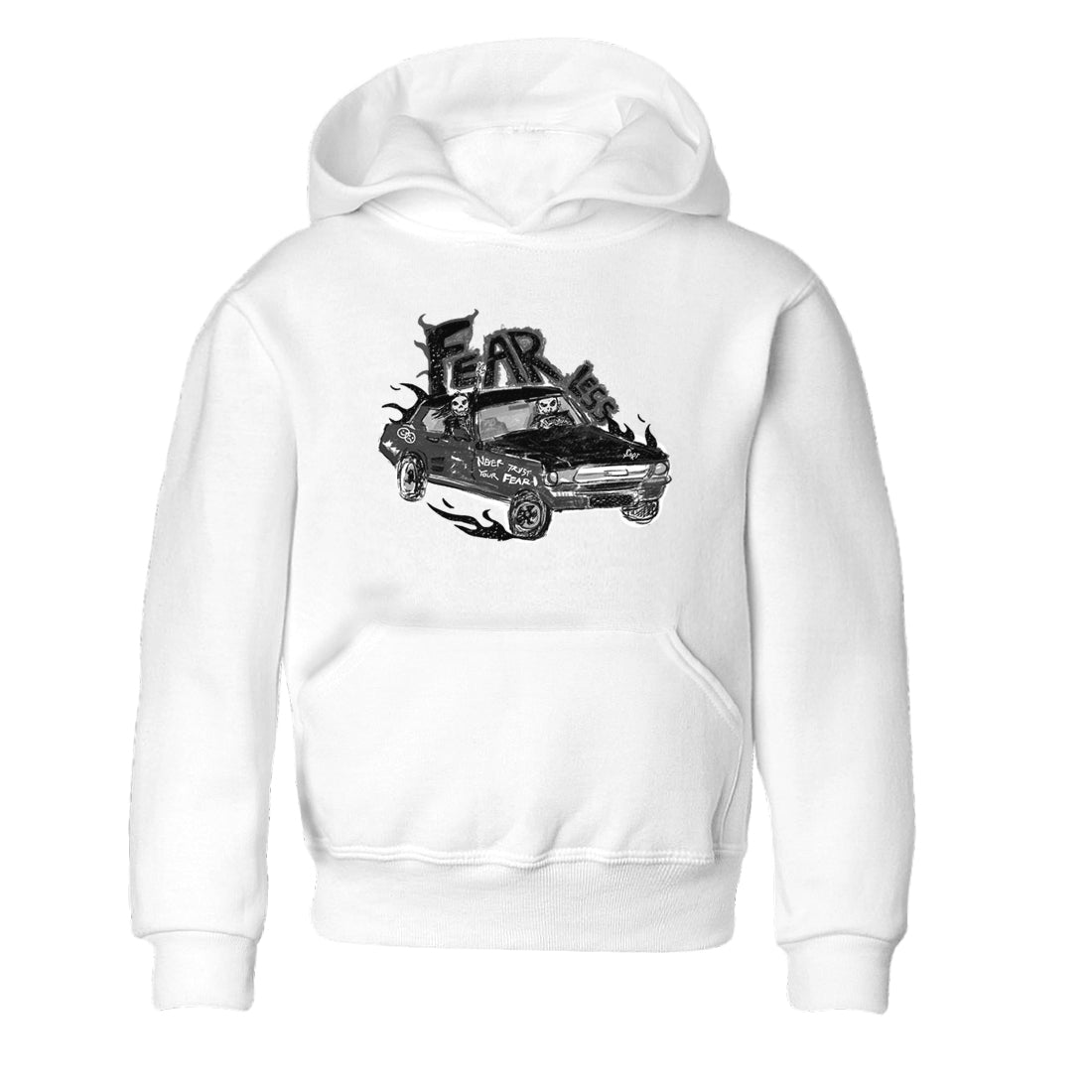 Fearless Car snkmatch Tees Kids - Air Jordan 4 Fear