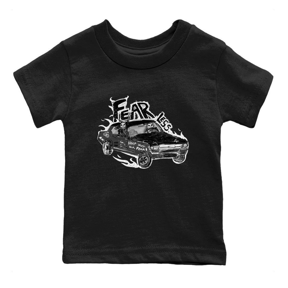 Fearless Car snkmatch Tees Kids - Air Jordan 4 Fear