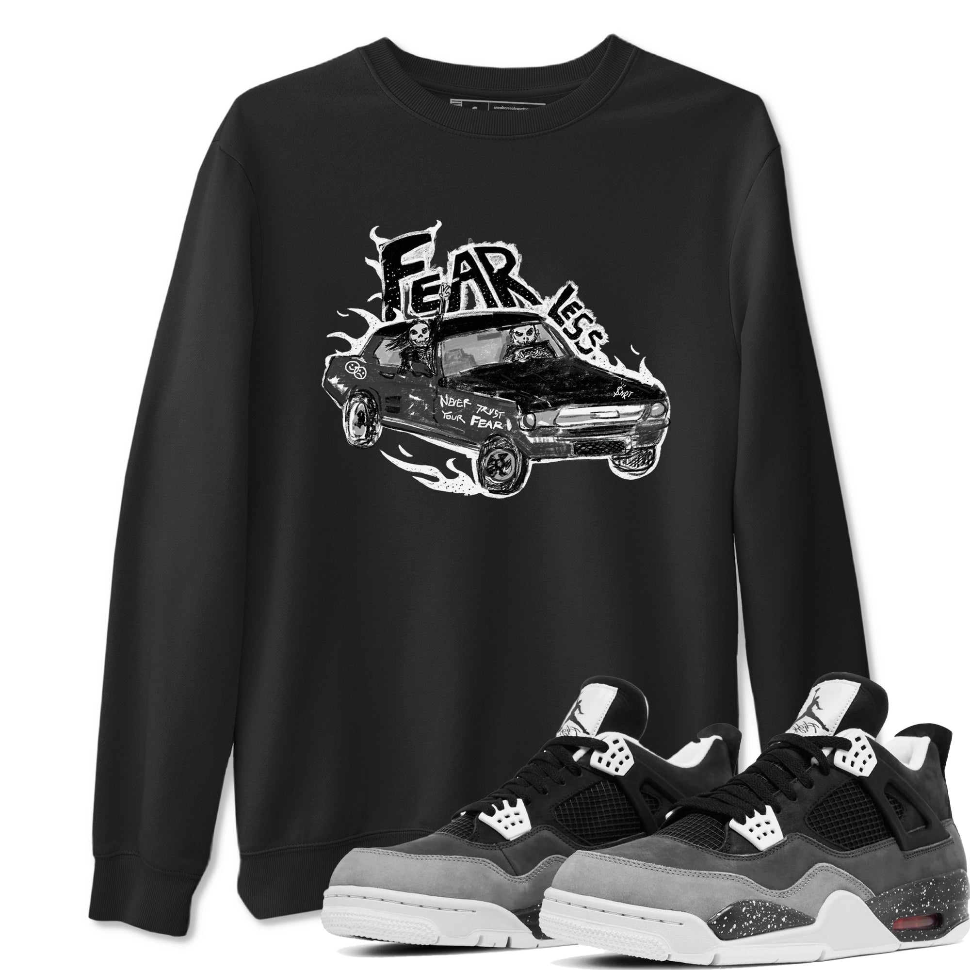 Fearless Car snkmatch Tees - Air Jordan 4 Fear