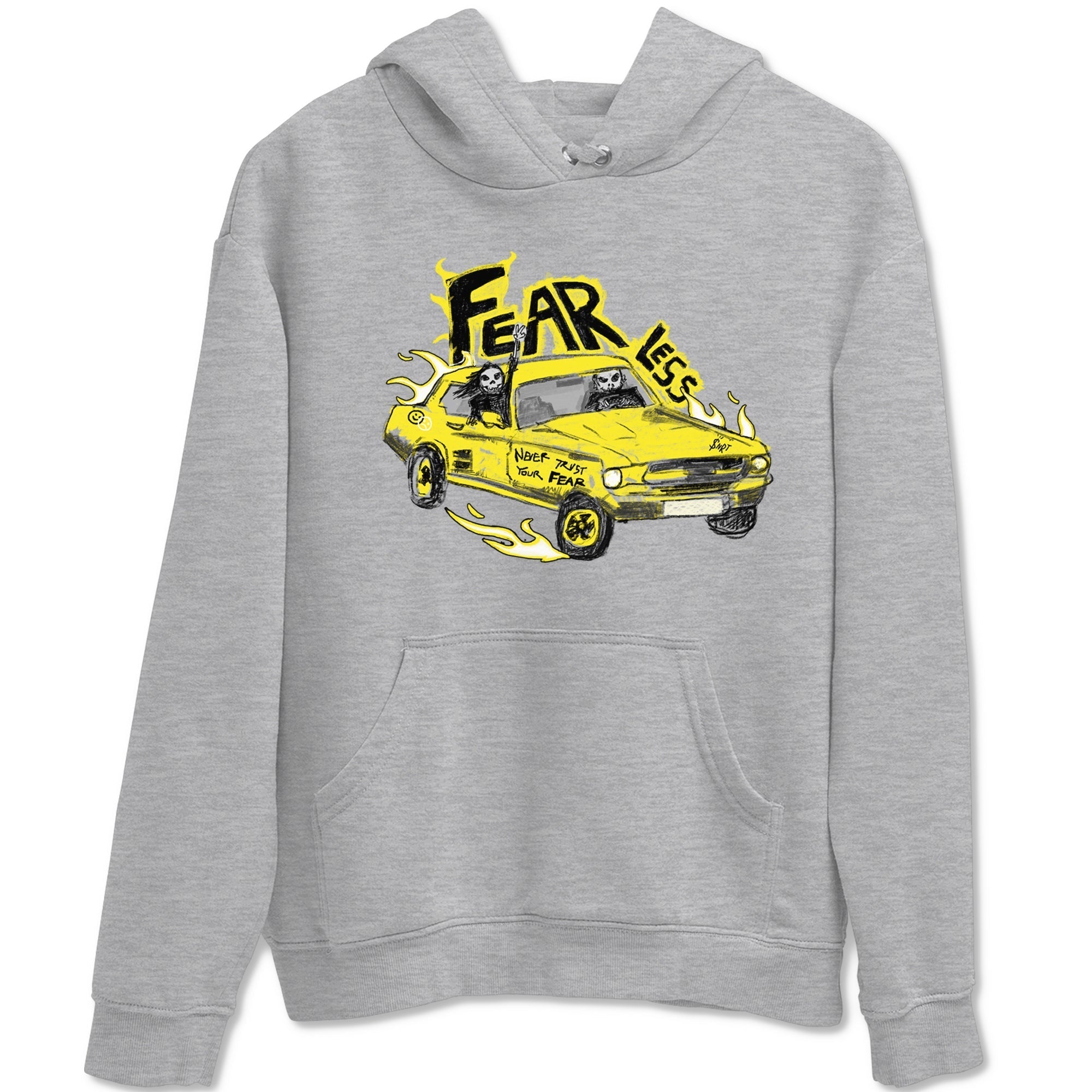Fearless Car snkmatch Tees - Air Jordan 4 Vivid Sulfur
