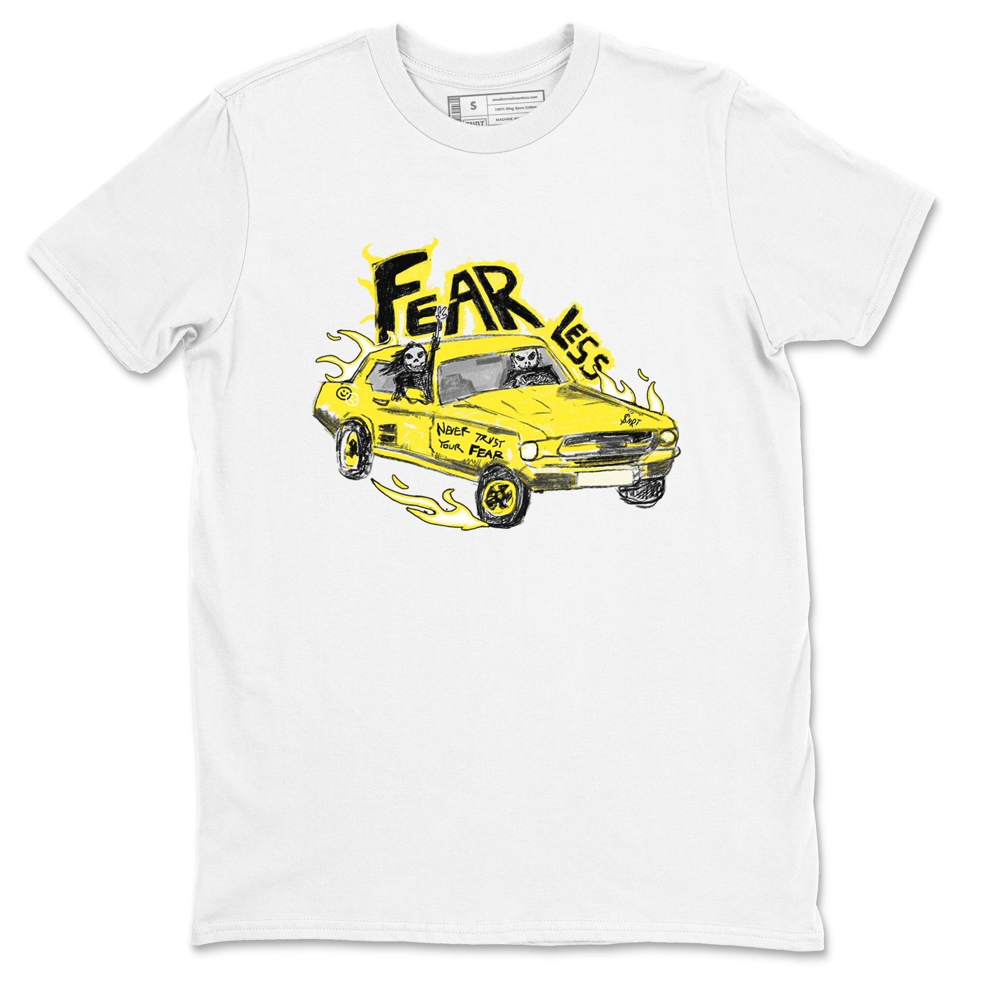 Fearless Car snkmatch Tees - Air Jordan 4 Vivid Sulfur