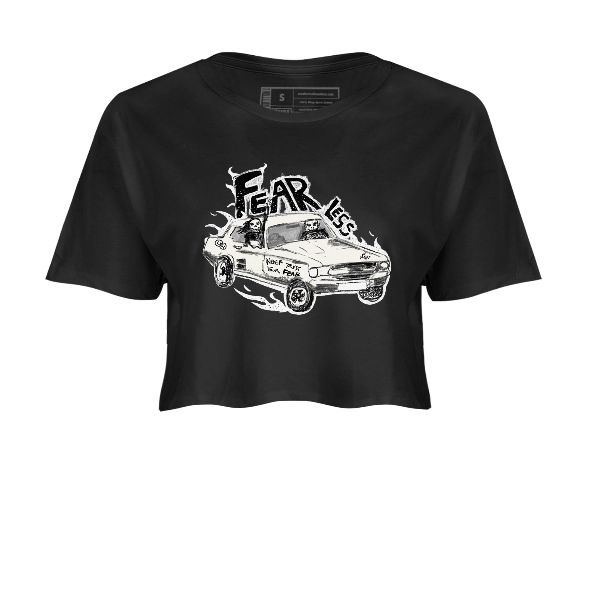 Fearless Car snkmatch Women's Top - Air Jordan 5 Sail