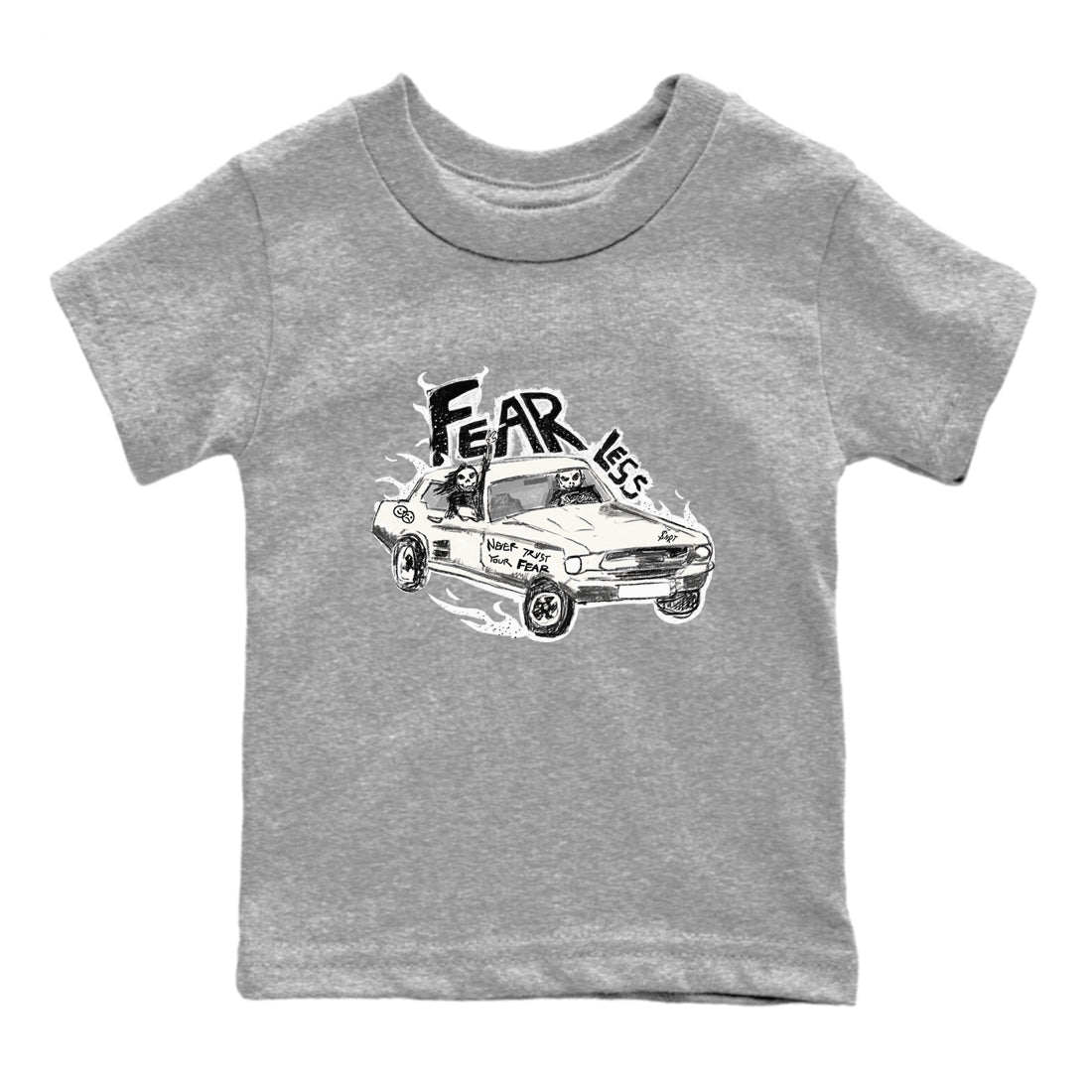 Fearless Car snkmatch Tees Kids - Air Jordan 5 Sail