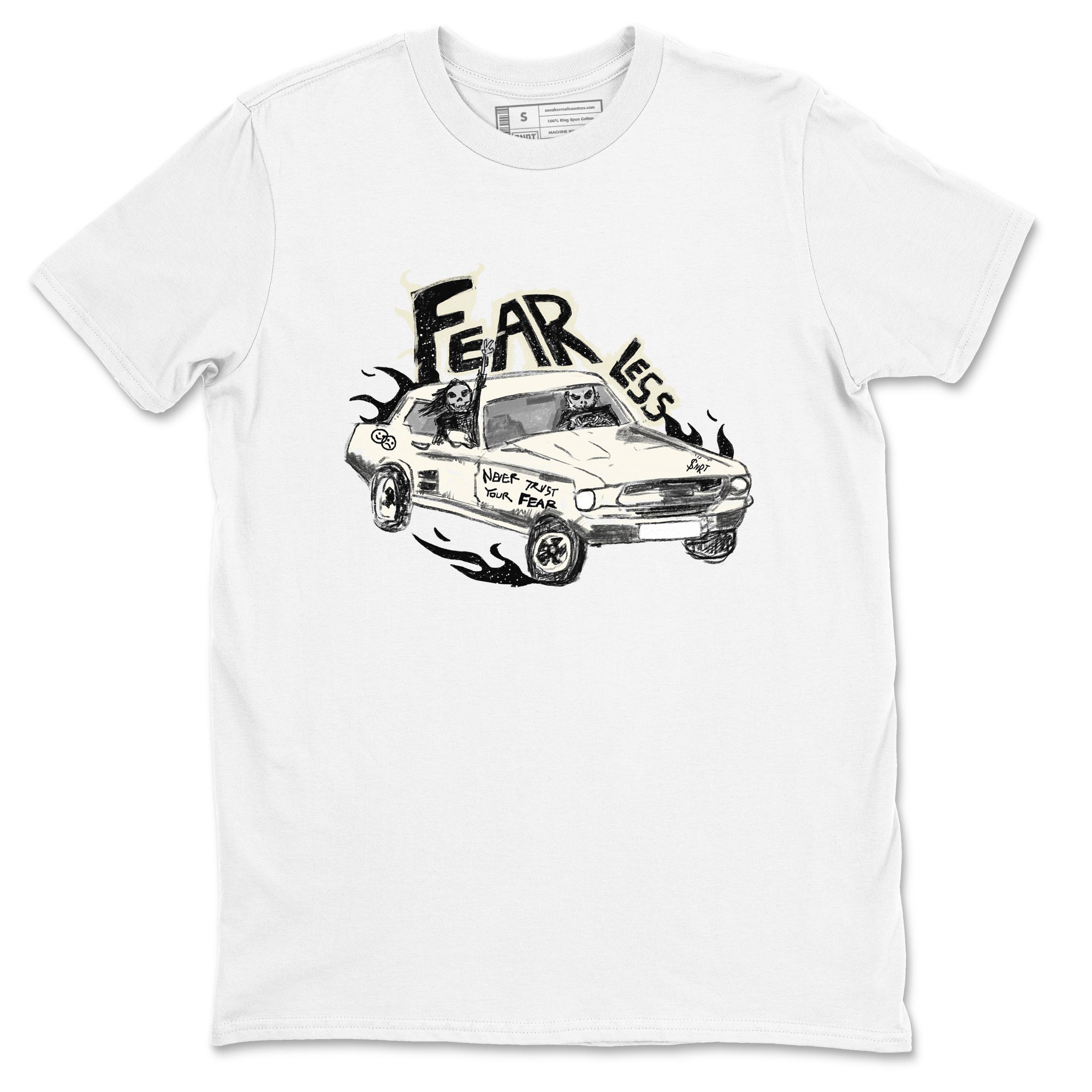 Fearless Car snkmatch Tees - Air Jordan 5 Sail