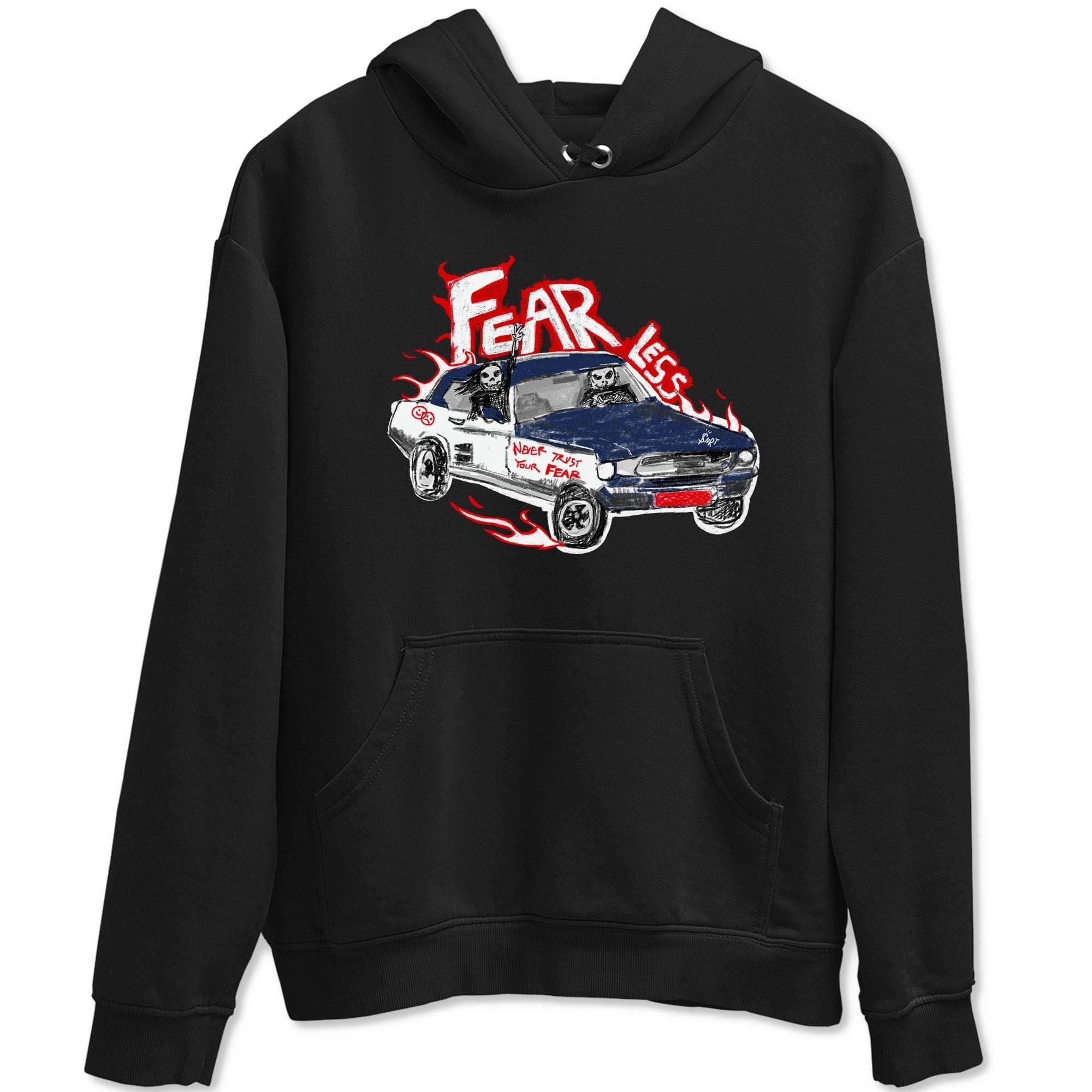 Fearless Car snkmatch Tees - Air Jordan 6 White And Midnight Navy
