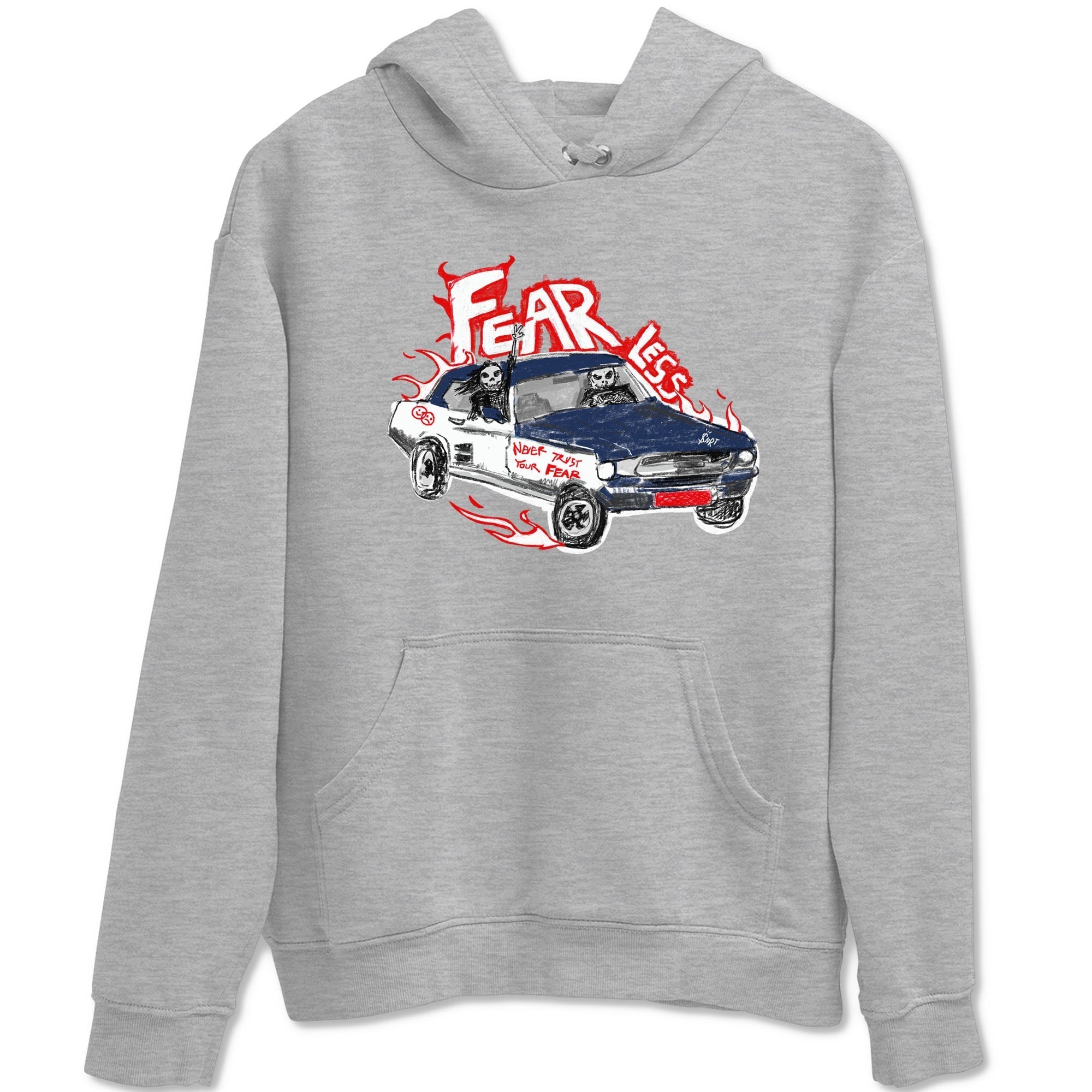 Fearless Car snkmatch Tees - Air Jordan 6 White And Midnight Navy
