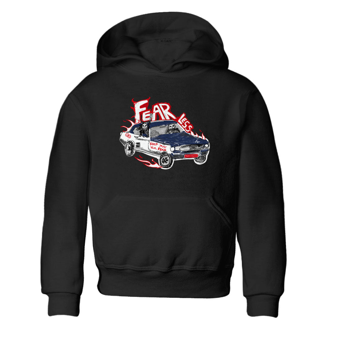Fearless Car snkmatch Tees Kids - Air Jordan 6 White And Midnight Navy