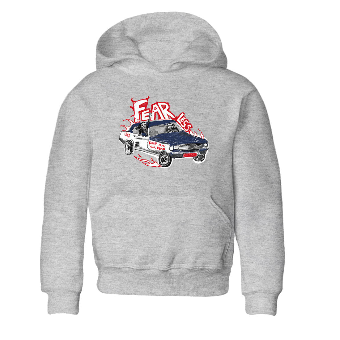 Fearless Car snkmatch Tees Kids - Air Jordan 6 White And Midnight Navy