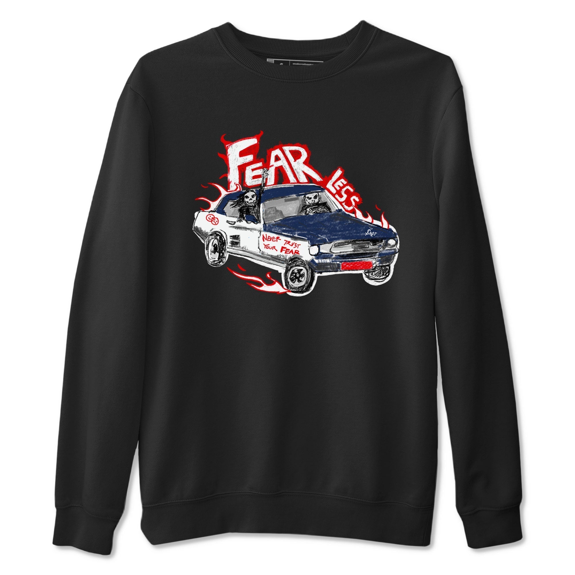 Fearless Car snkmatch Tees - Air Jordan 6 White And Midnight Navy