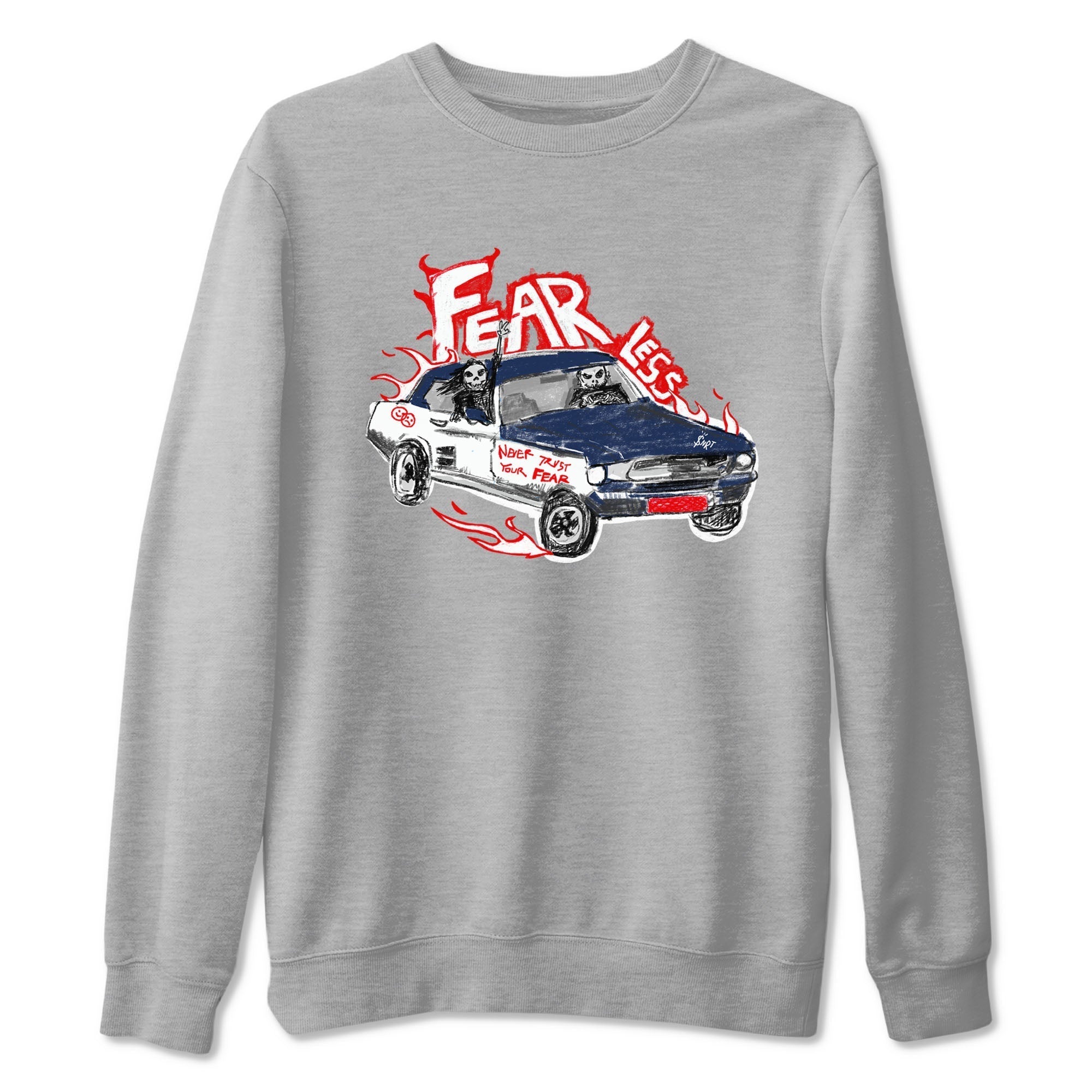 Fearless Car snkmatch Tees - Air Jordan 6 White And Midnight Navy