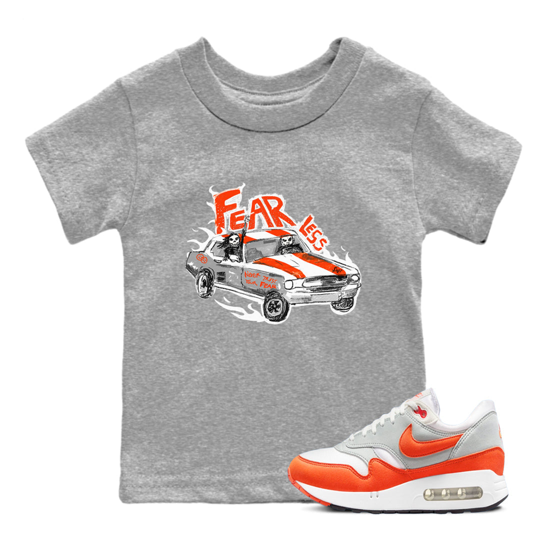 Fearless Car snkmatch Tees Kids - Air Max 1 Cosmic Clay
