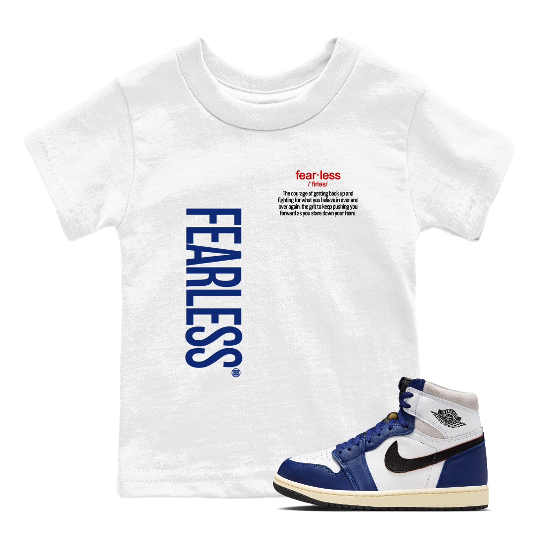 Fearless Definition snkmatch Tees Kids - Air Jordan 1 Rare Air