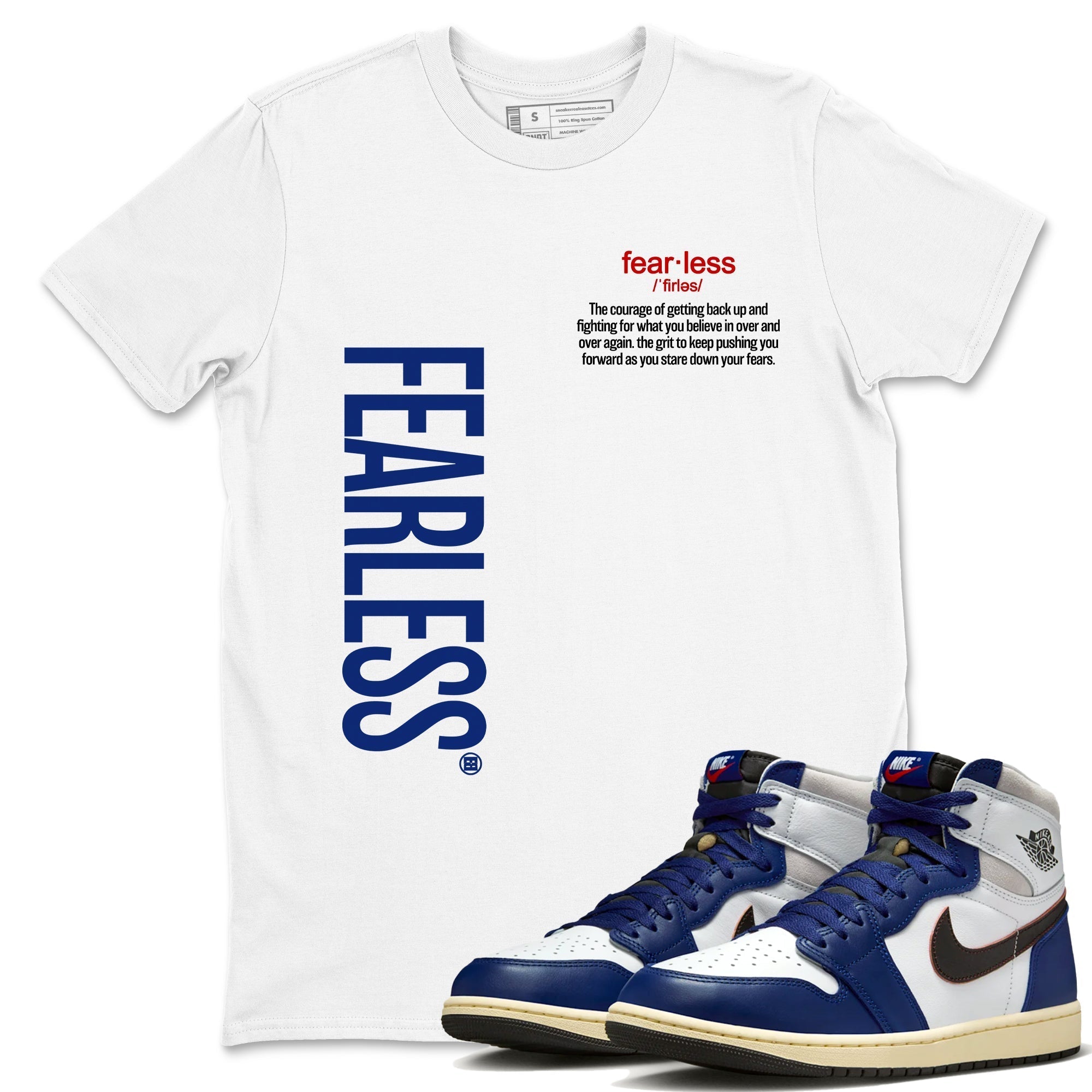 Fearless Definition snkmatch Tees - Air Jordan 1 Rare Air