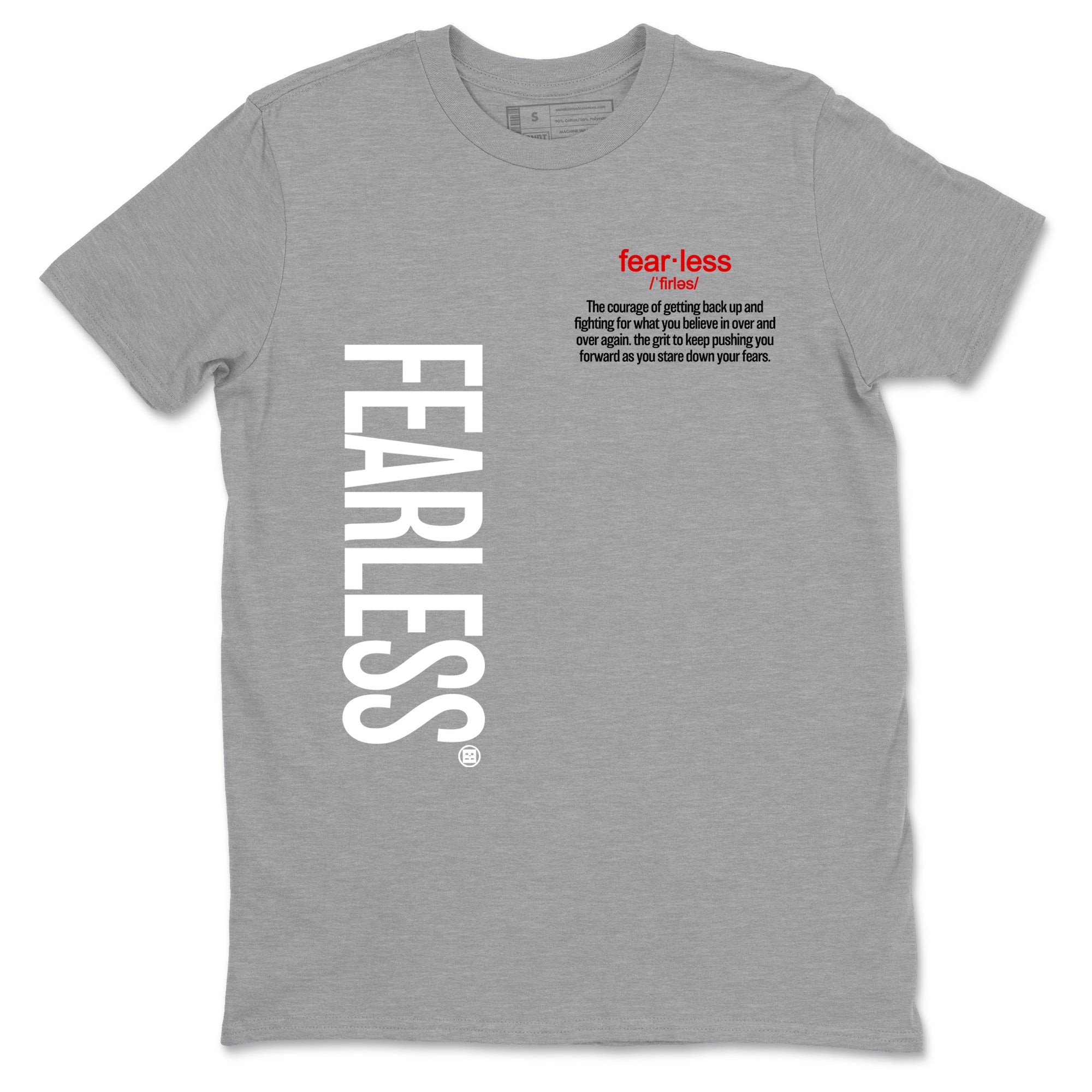 Fearless Definition snkmatch Tees - Air Jordan 4 White Cement