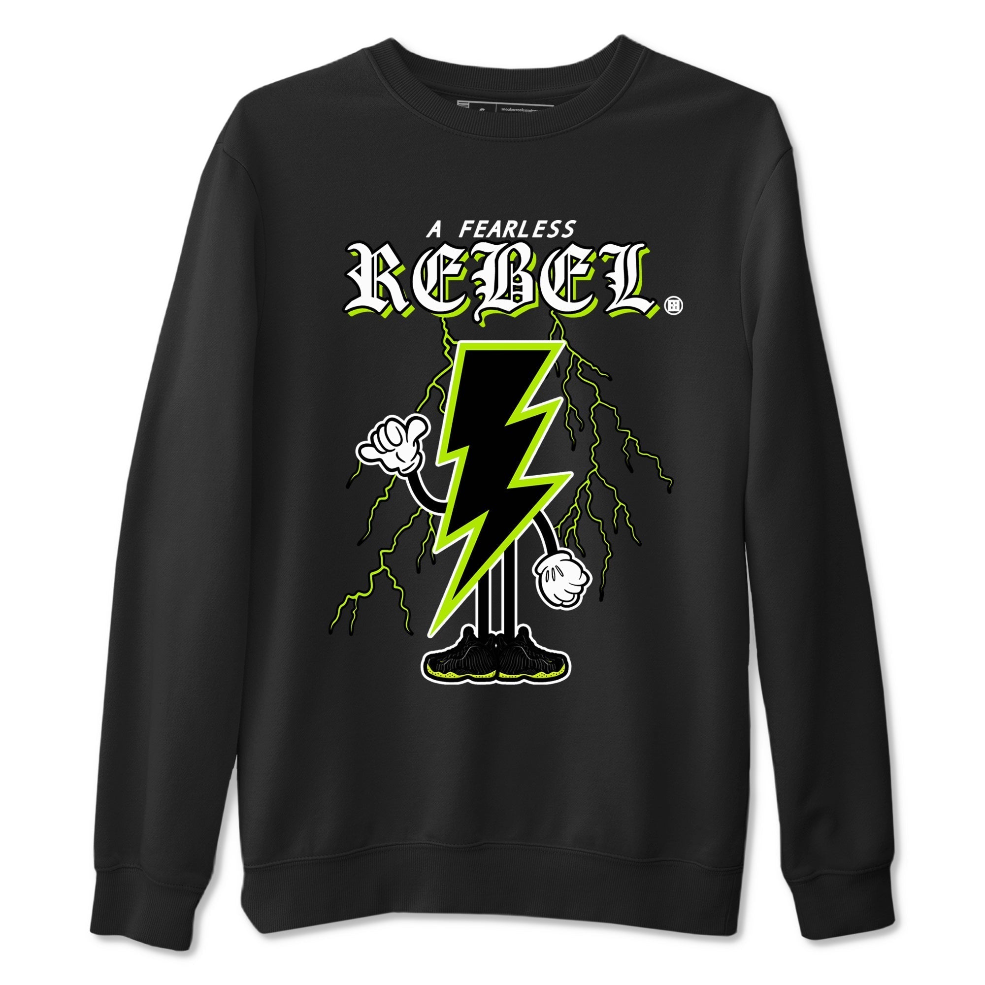 Fearless Rebel snkmatch Tees - Air Foamposite One Black Volt