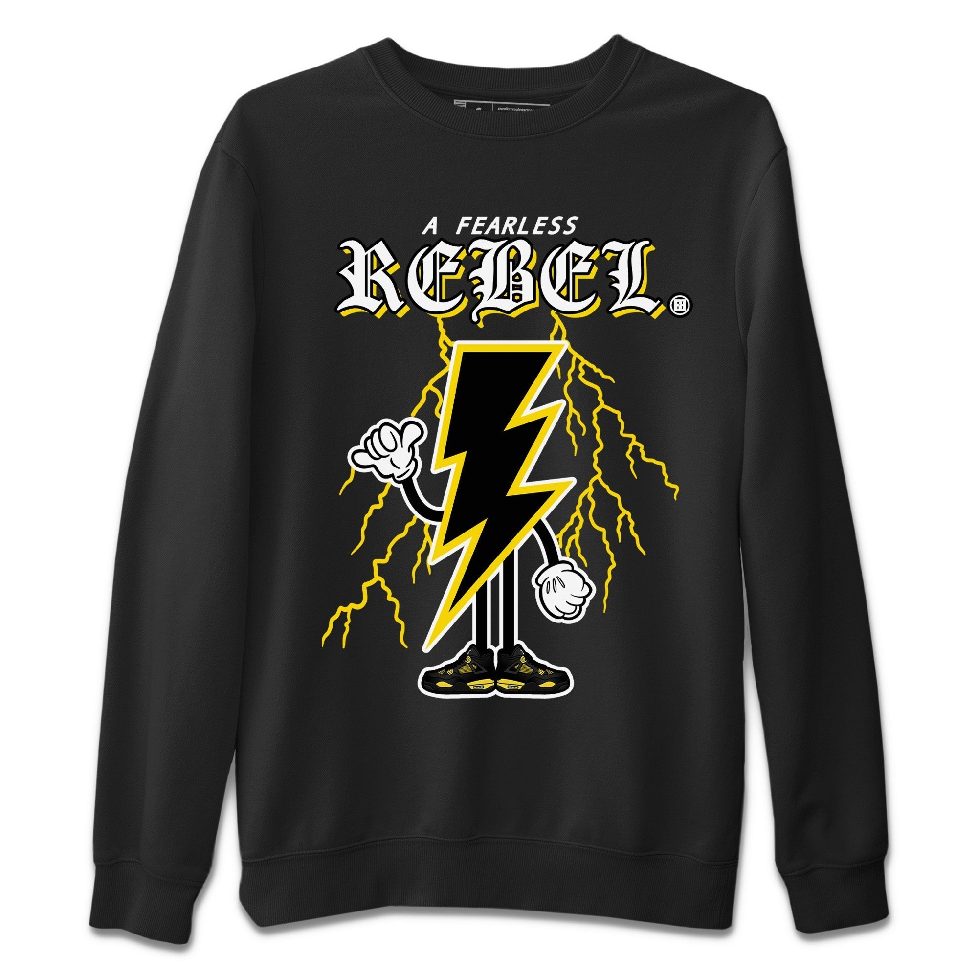 Fearless Rebel Unisex Tops - Air Jordan 4 Thunder