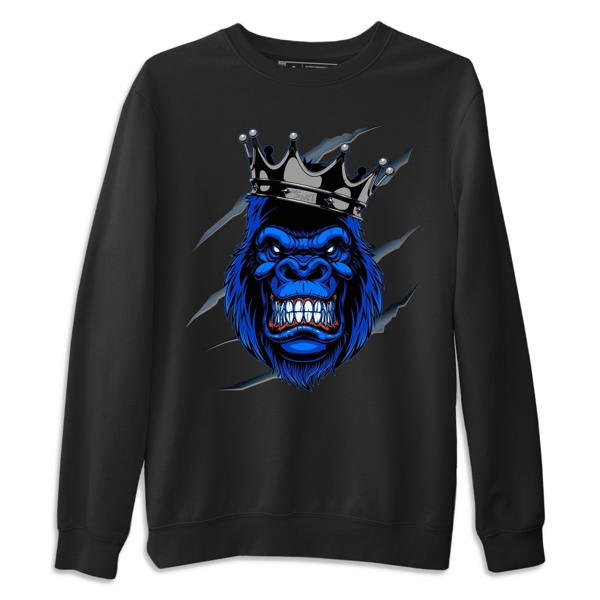 Ferocious Gorilla Unisex Tops - Air Jordan 1 Royal Black
