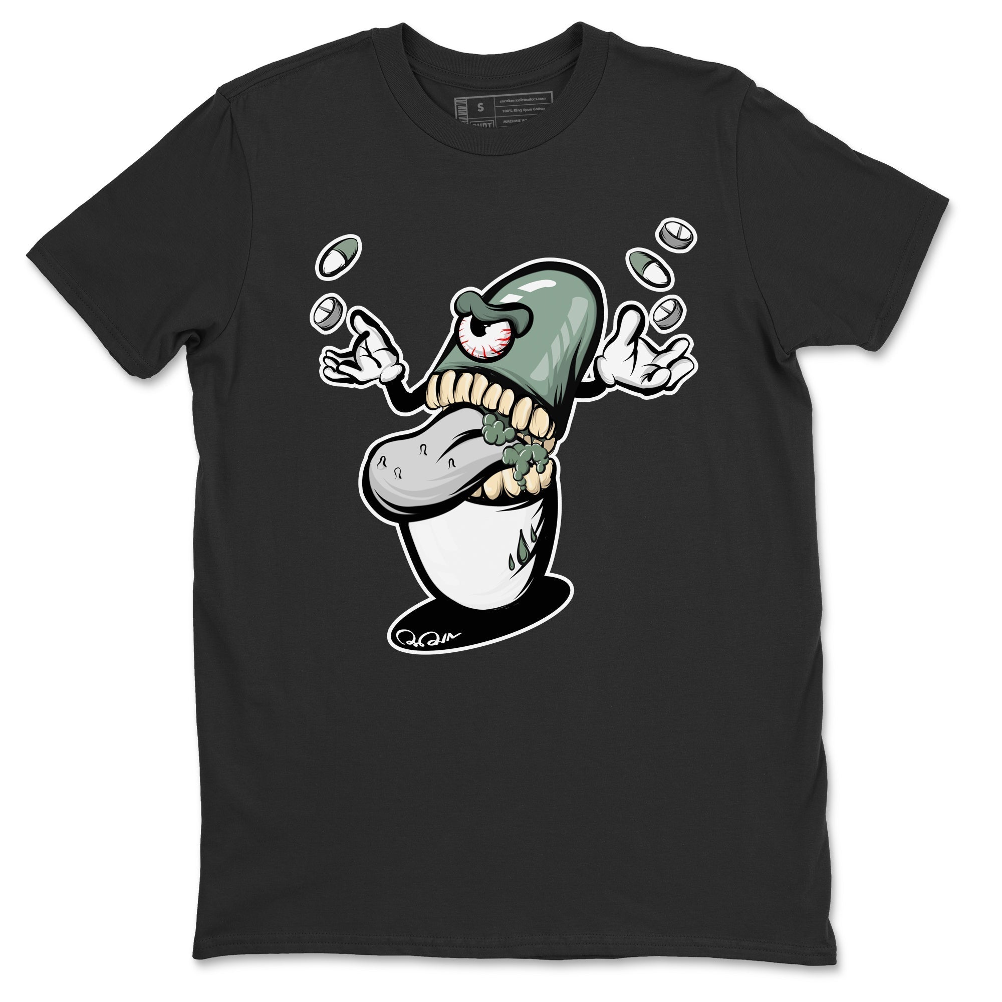 Pill Monster Unisex Tops - Dunk Mica Green