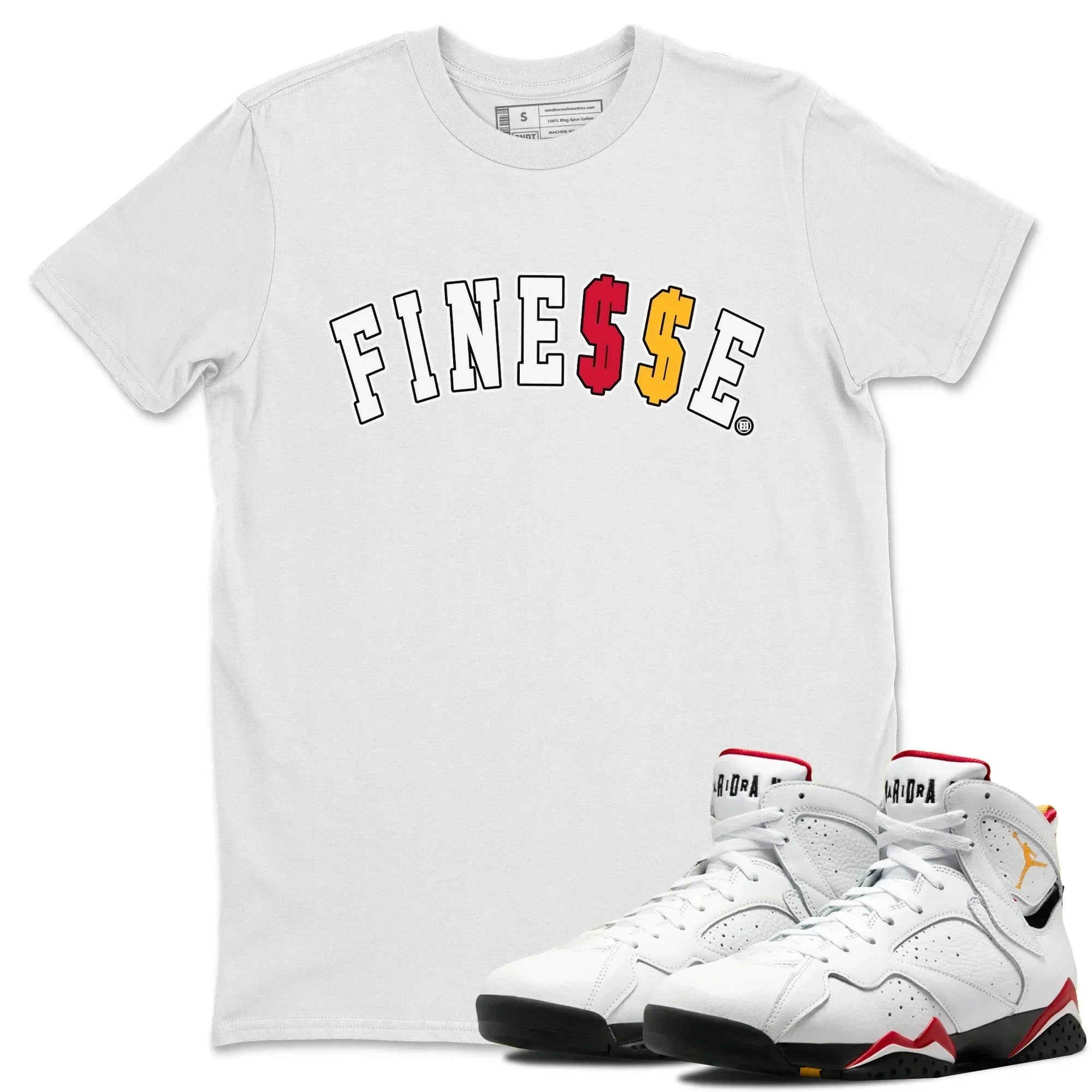 Finesse Unisex Tops - Air Jordan 7 Cardinal