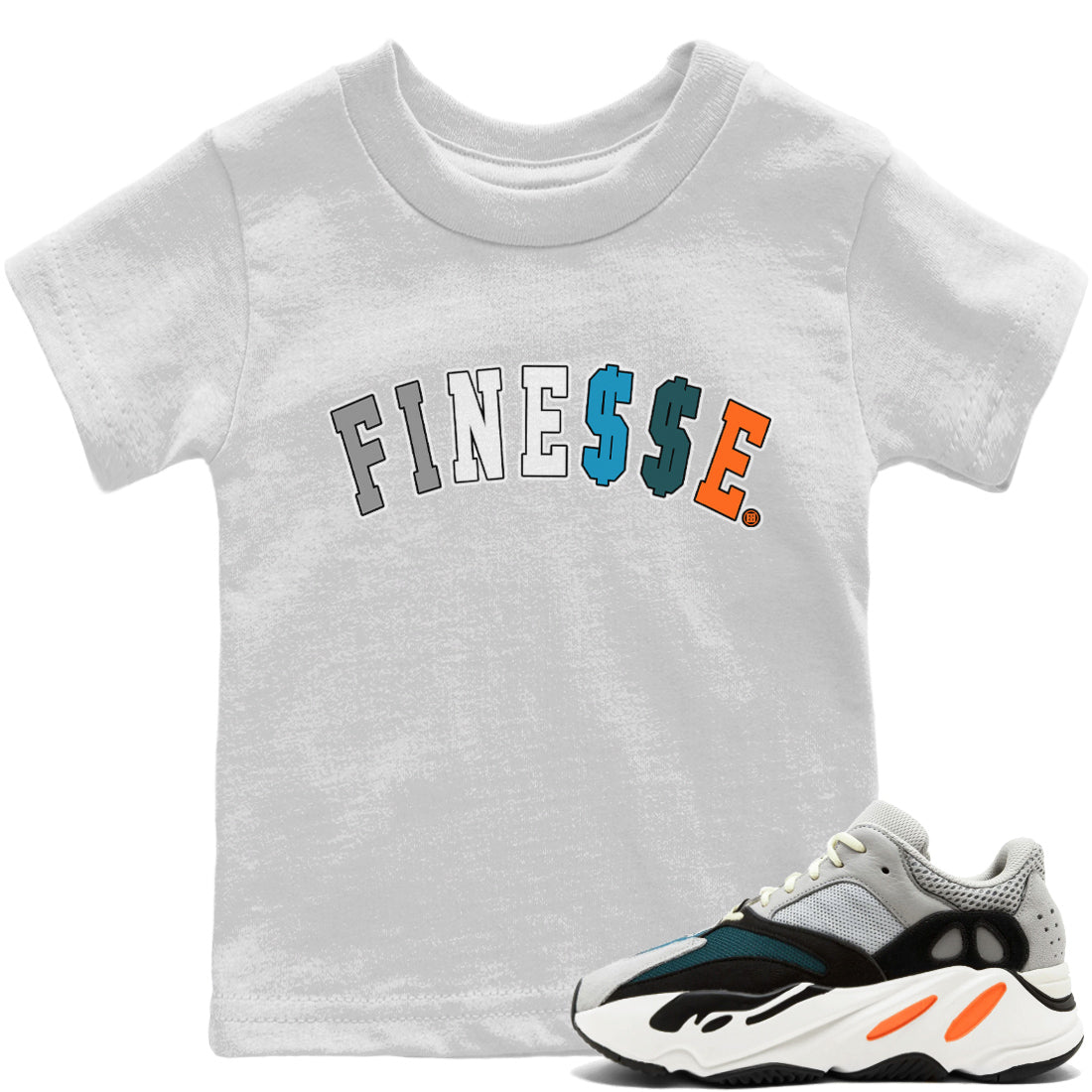 Finesse Kids Tops - Yeezy 700 Wave Runner