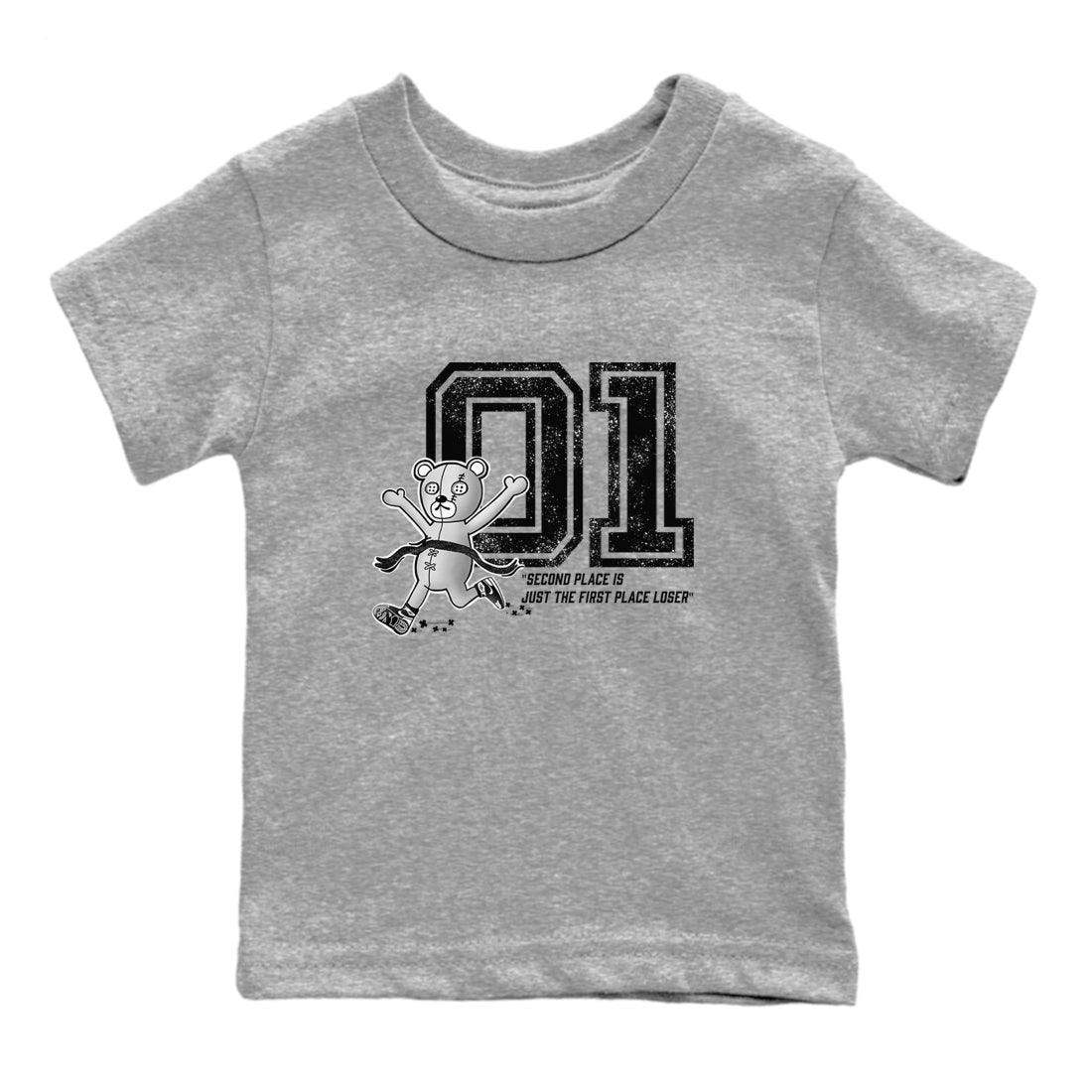 First Place Winner snkmatch Tees Kids - Air Jordan 1 Black White