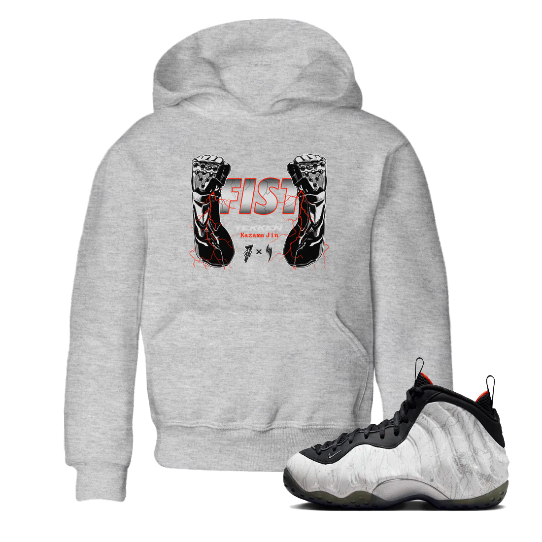 Fist snkmatch Tees Kids - Air Foamposite One Jin